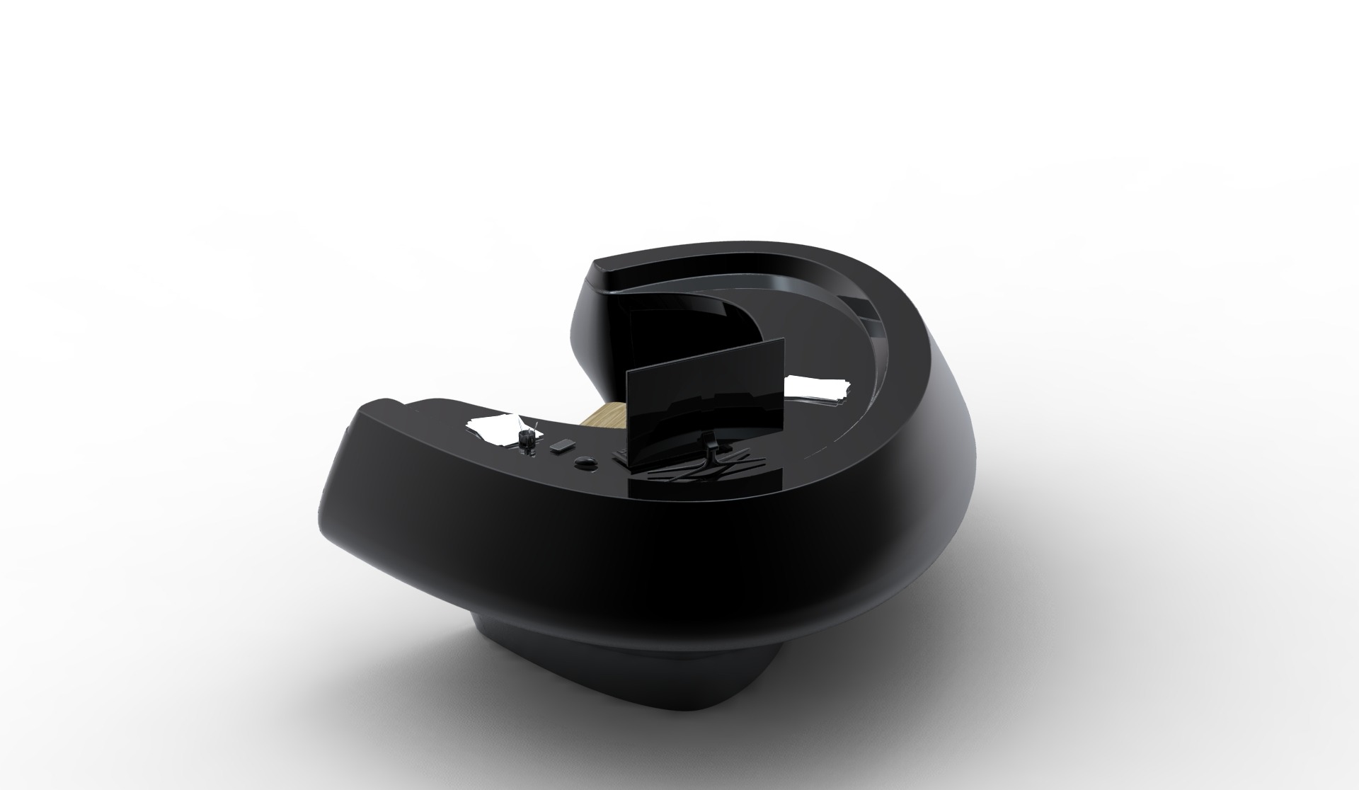 有机造型飞翼接待台-13