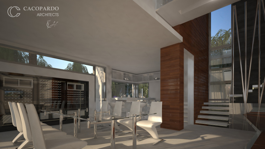 地中海风情豪华别墅,设计师打造无限海景视野-9