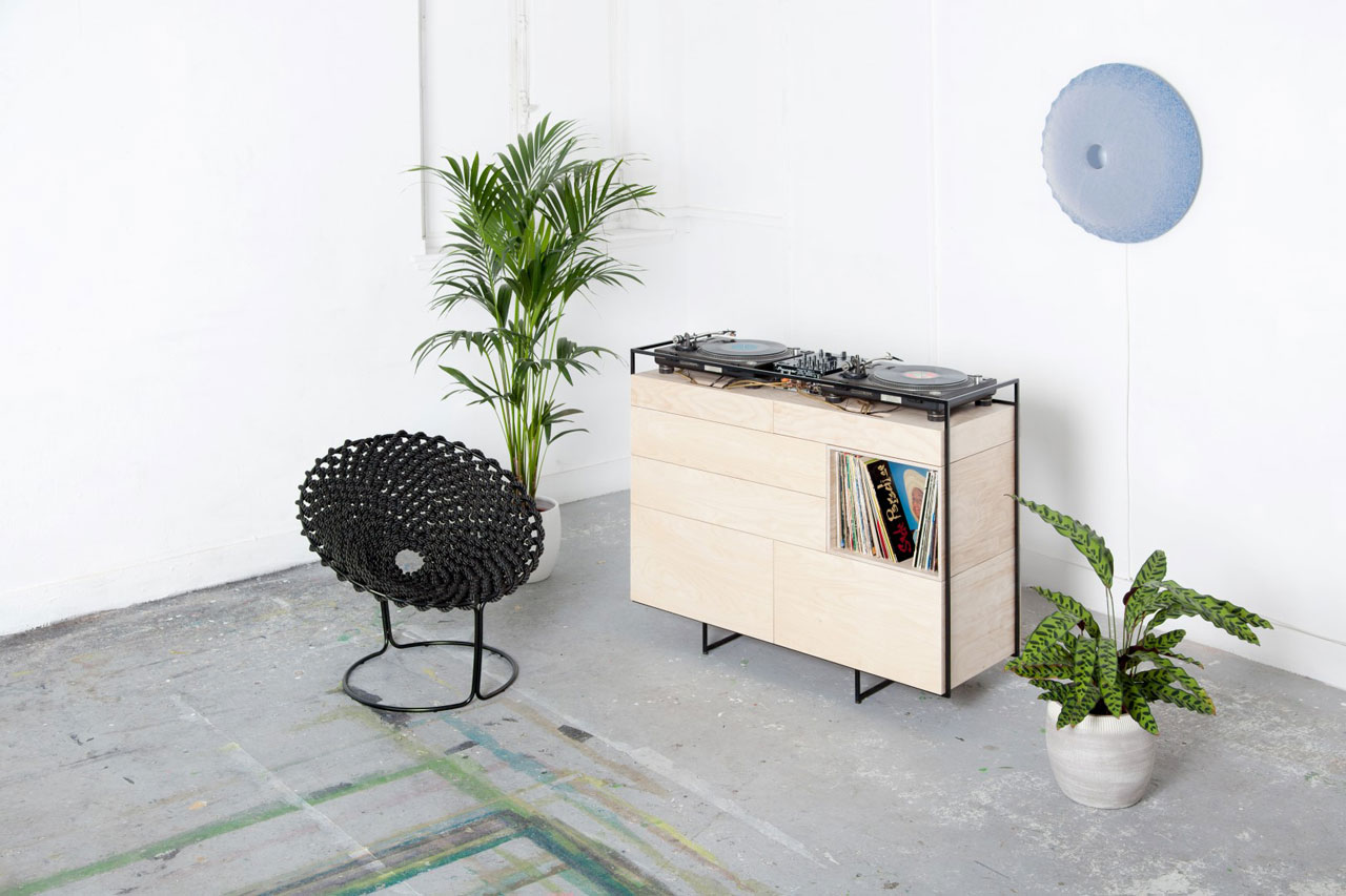 模块化唱片柜 设计巧妙收纳音乐情怀-2