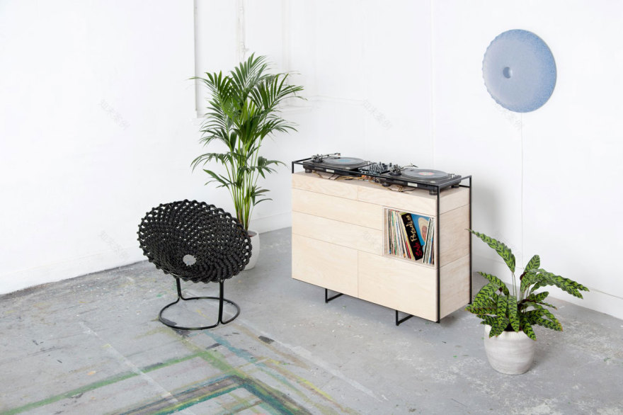 模块化唱片柜 设计巧妙收纳音乐情怀-2