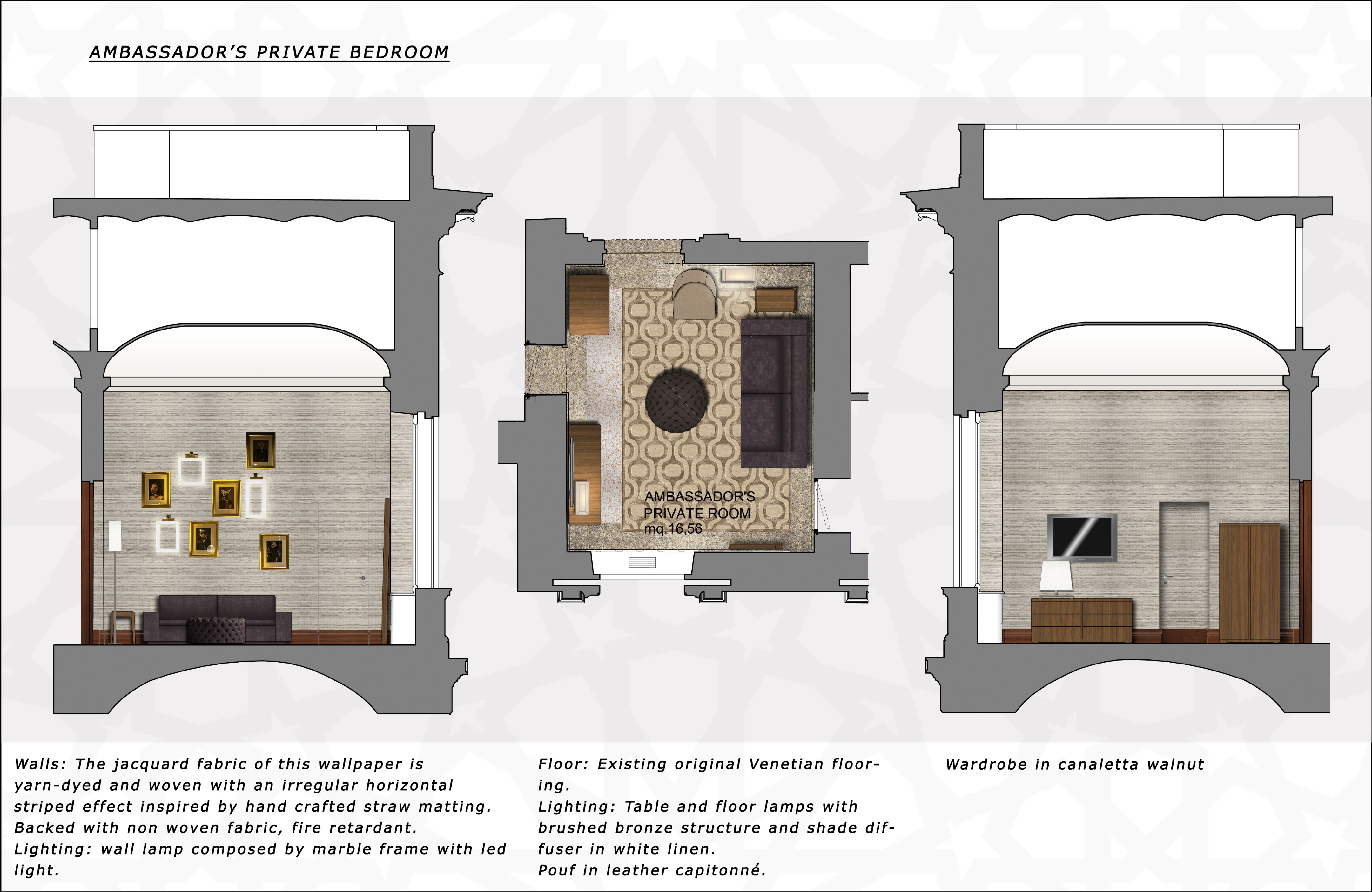 意大利罗马使馆别墅室内设计-51