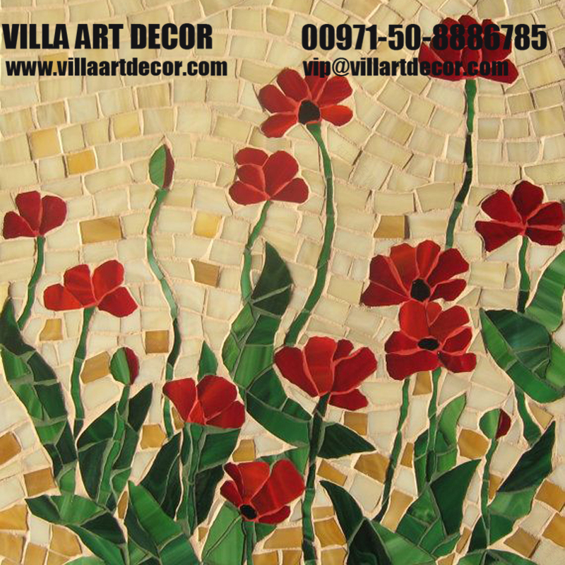 2018 年完成的马赛克手工艺术设计案例-11