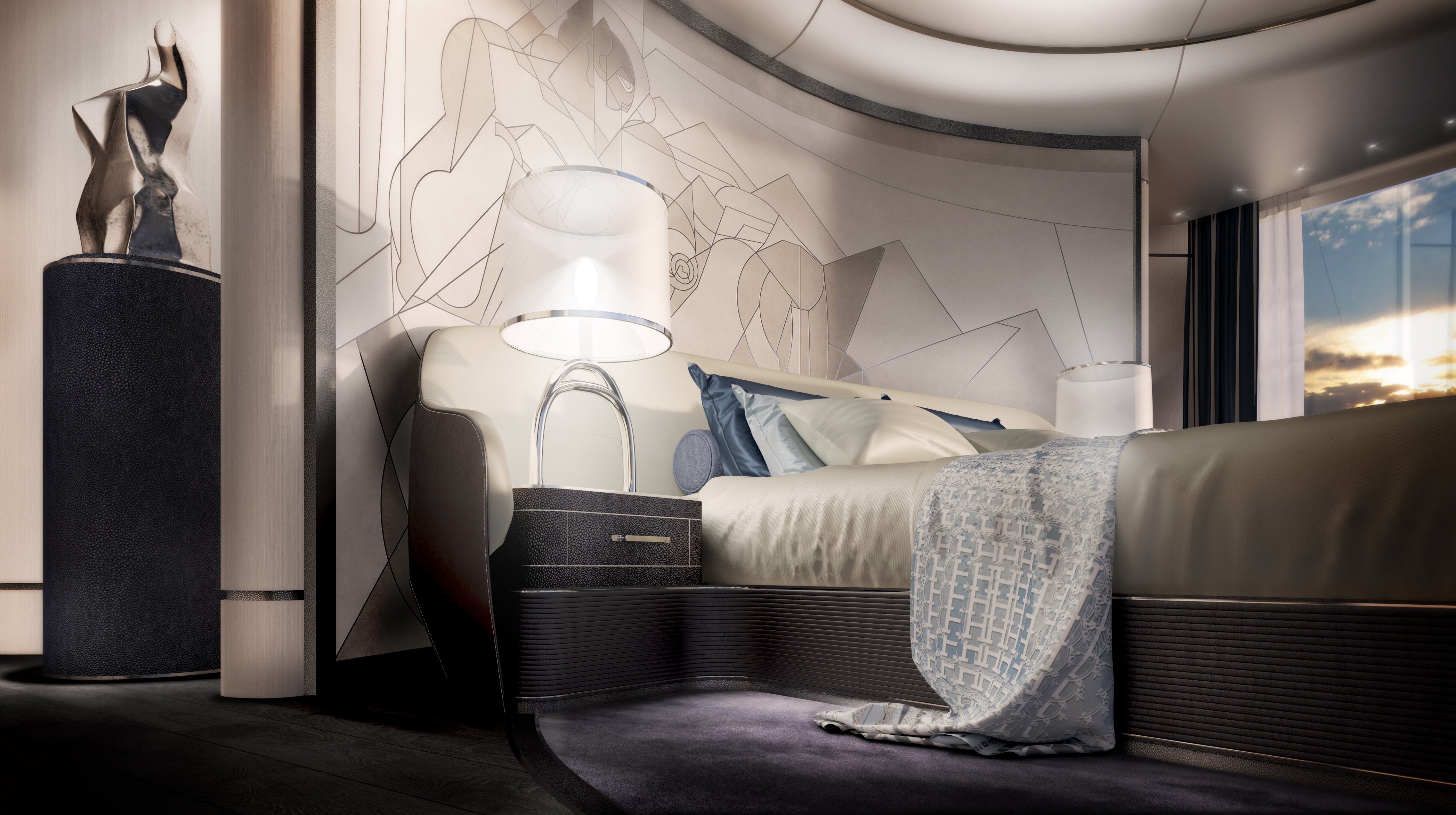 未来主义风格游艇设计，打造海上私人空间-8