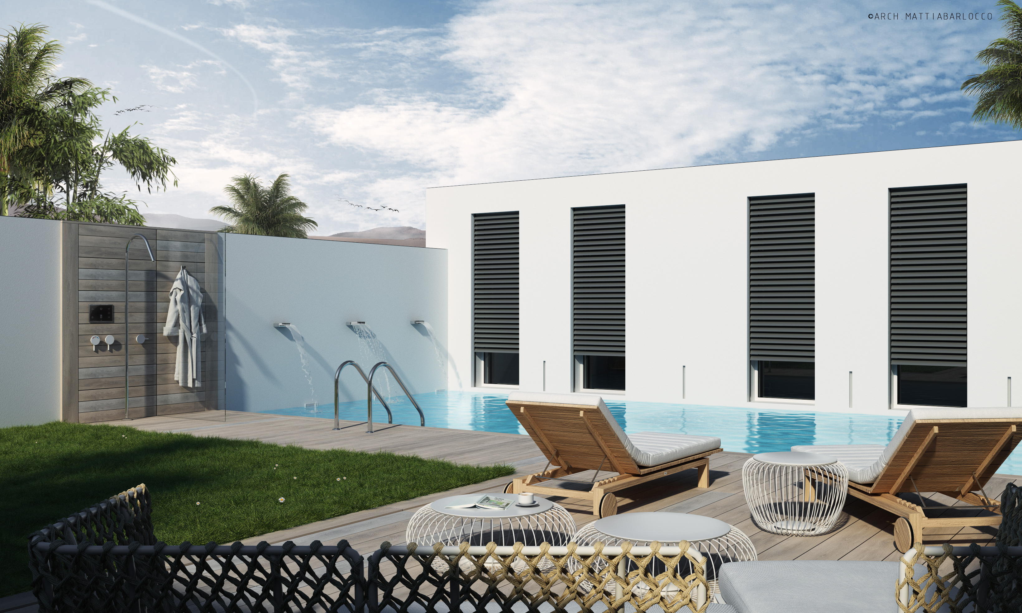 现代与传统交融的西班牙度假别墅设计-2