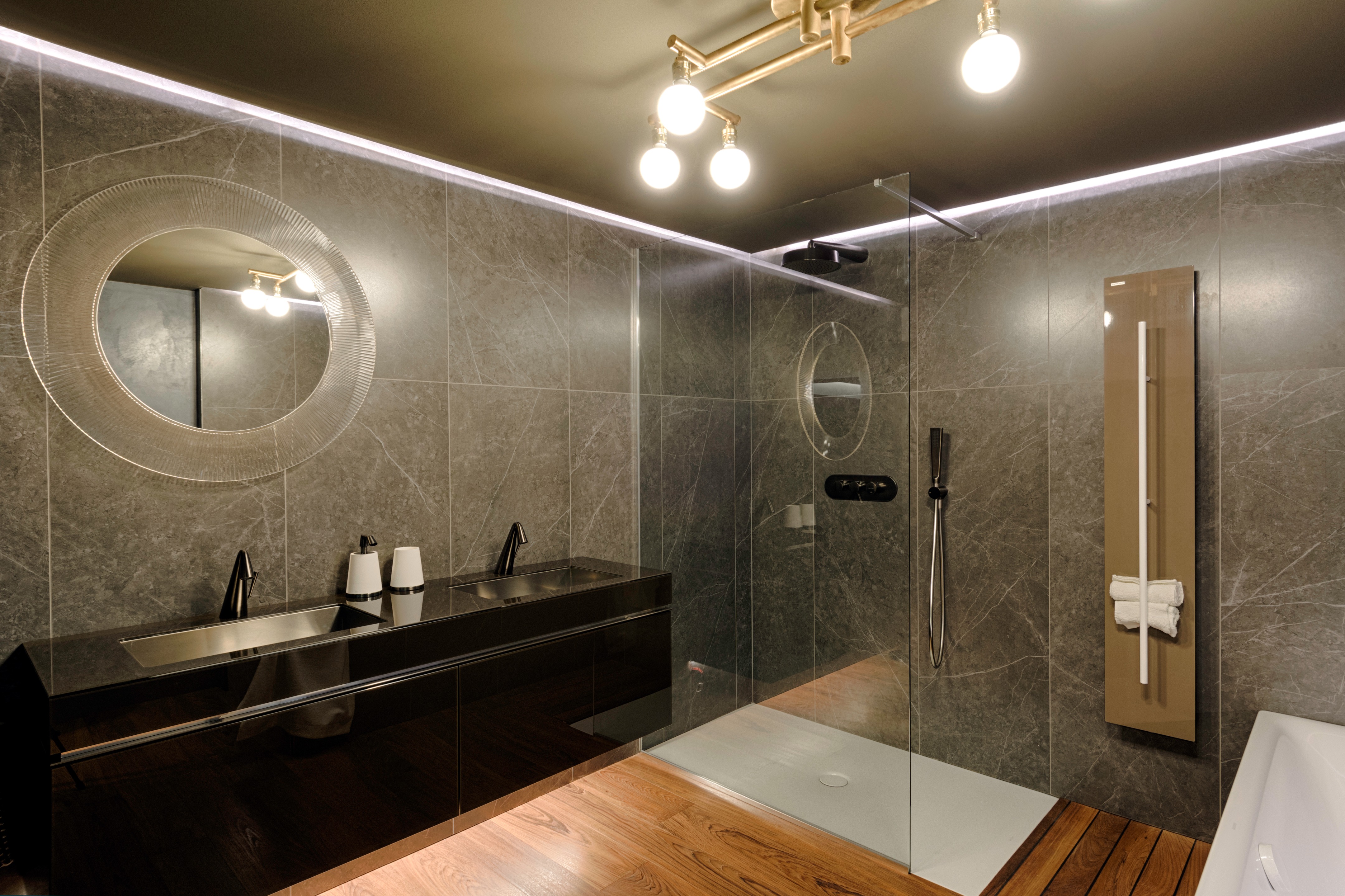 Akua Showroom 打造现代卫浴空间，自然元素与功能的完美结合-5