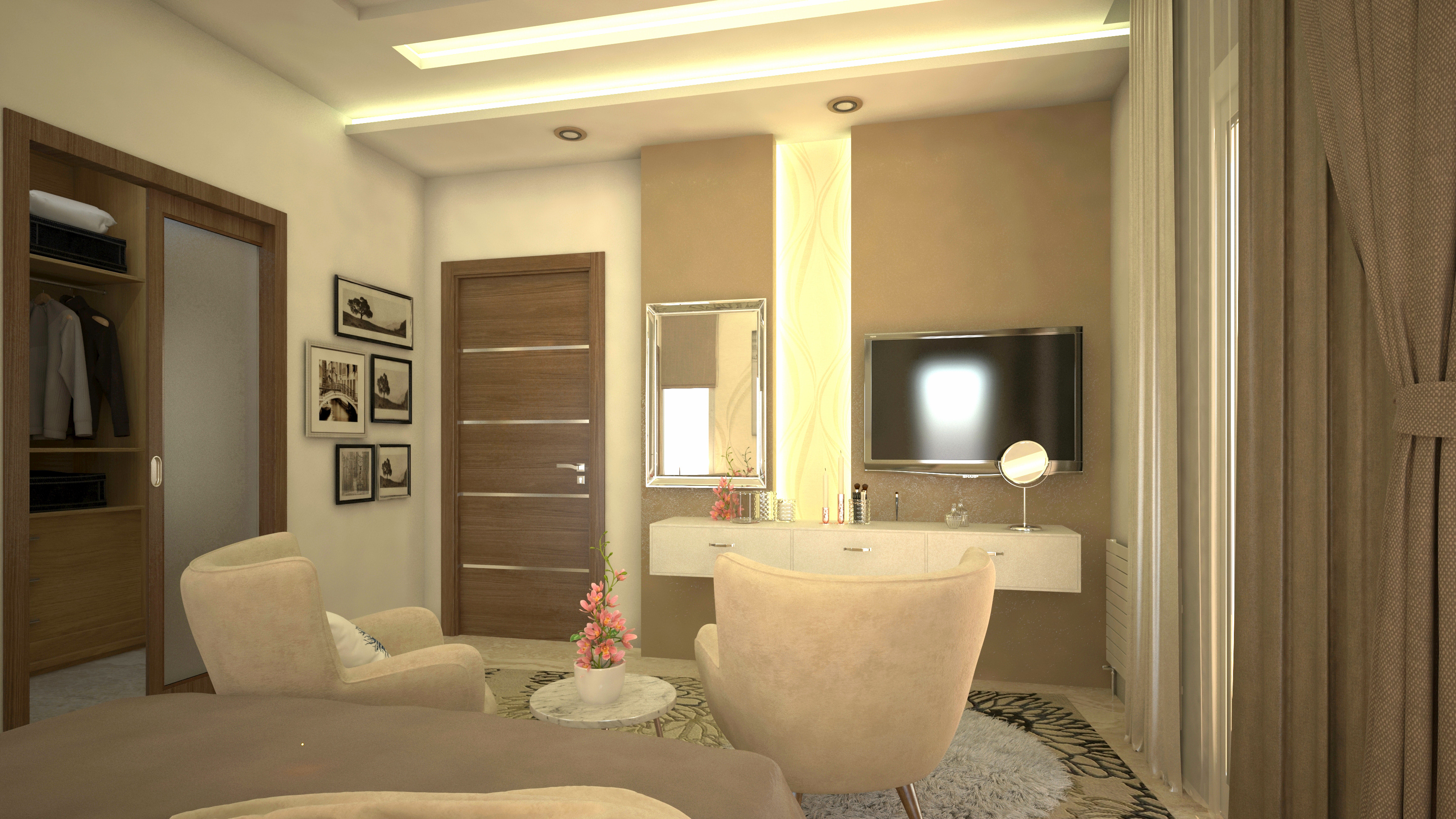 美食·视图 1·，美食·视图 2·，美食·视图 3·，大厅·夜间空间·，大厅朝向夜间空间-6