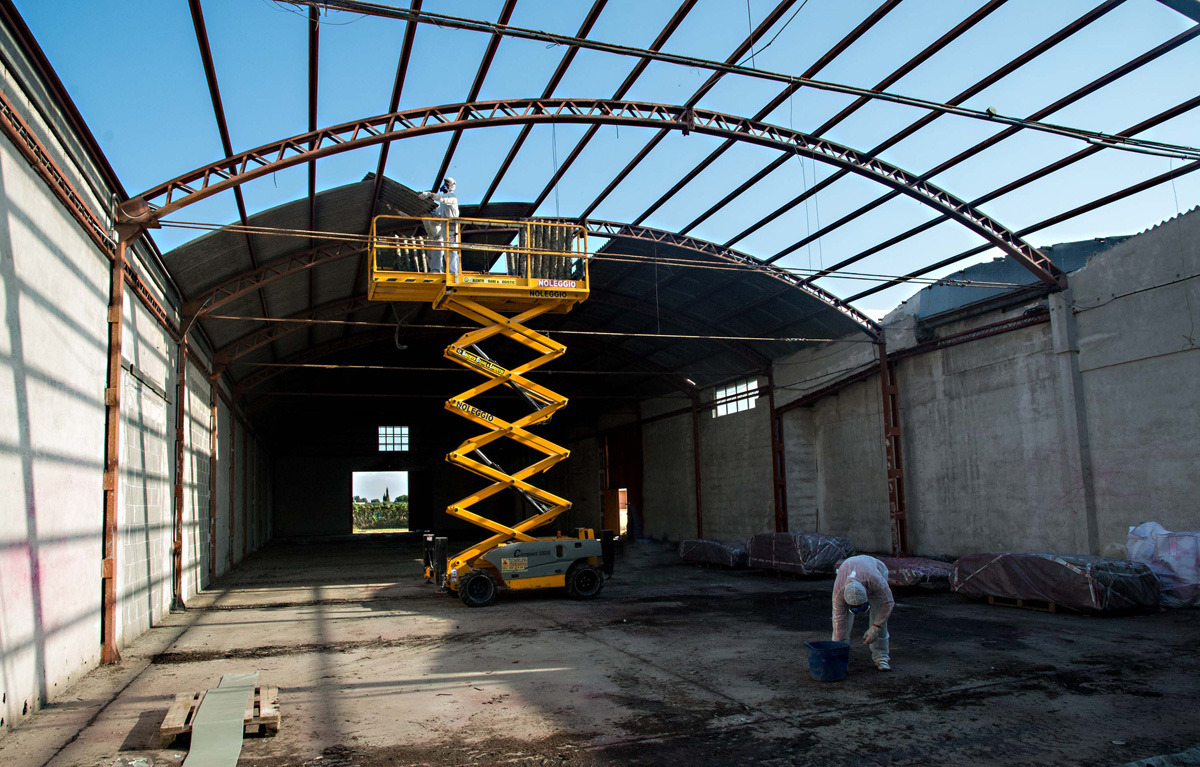 2016-2017 年意大利 Nardò工业仓库改造 | 1700 平米 Ethernit 覆盖屋顶翻新-26