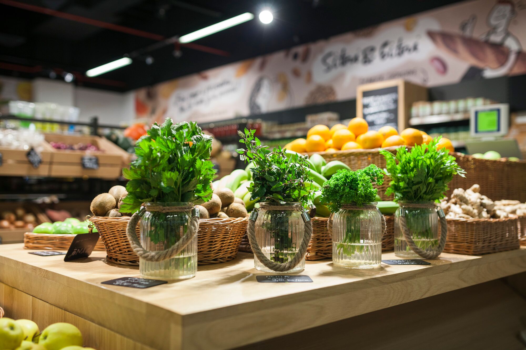 Bio&bio 生态产品店内的绿色咖啡空间-6