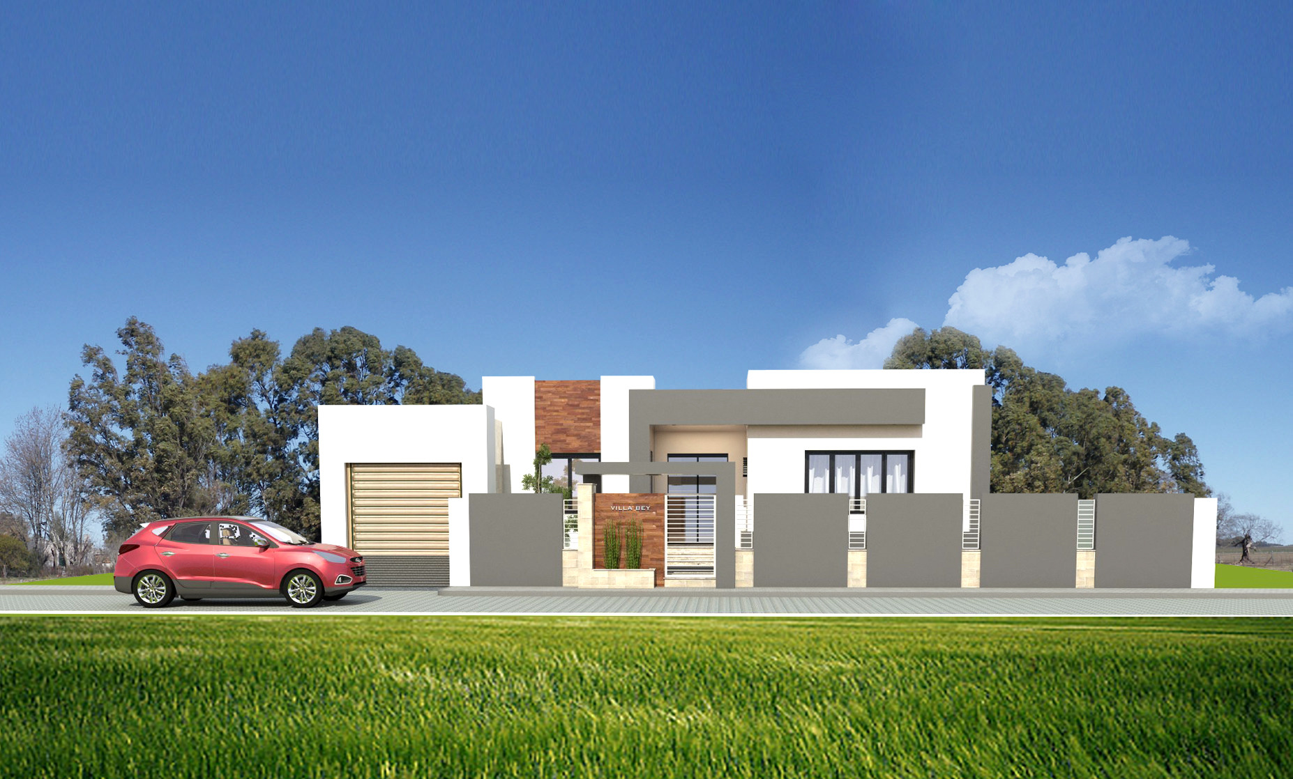 橙园别墅纯净和谐的空间设计-0