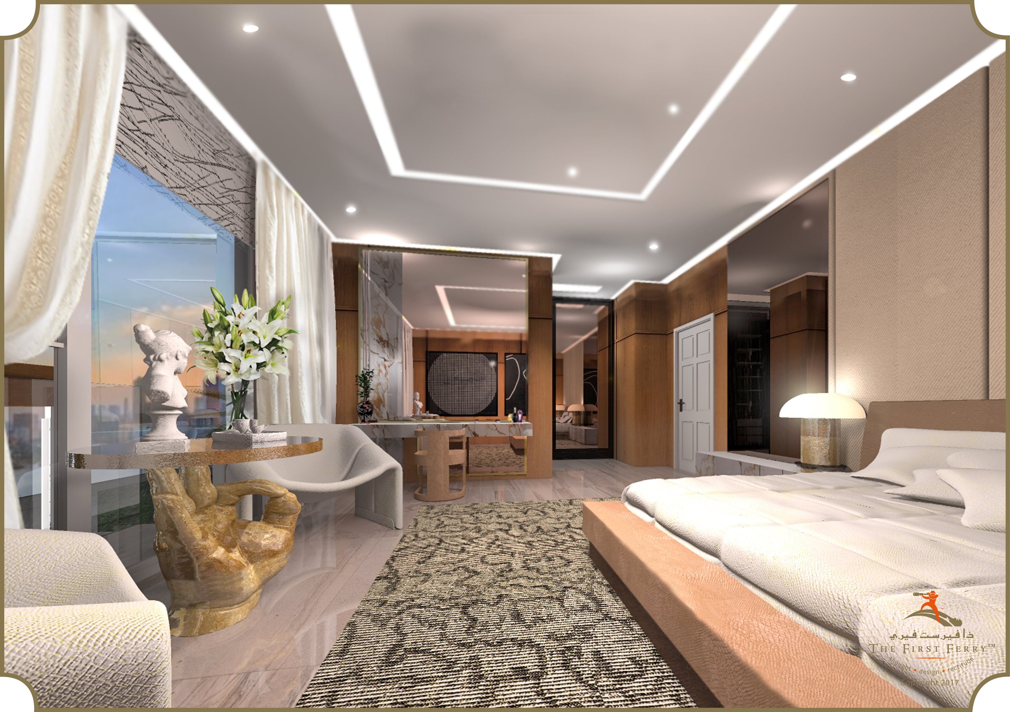 阿联酋沙迦别墅 | 现代与自然的和谐共生-17