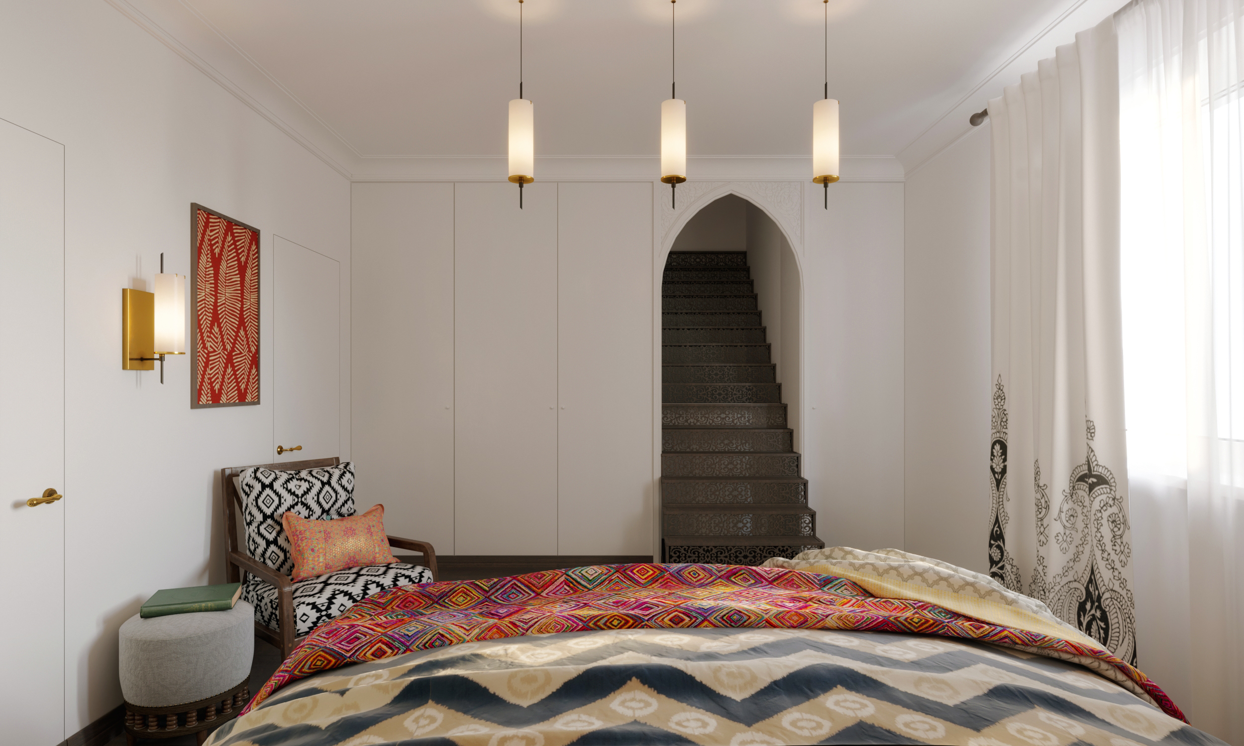 House. Moroccan motifs - 2nd floor-4