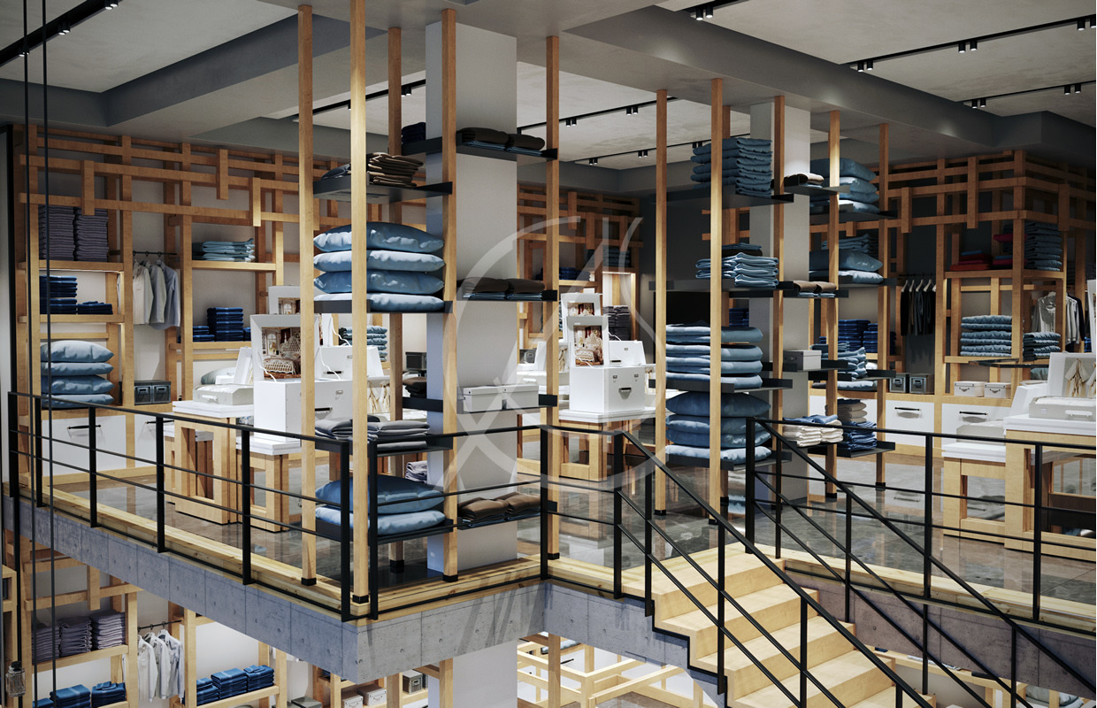 2017 年阿爾卡薩米爾床上用品店室內設計-21