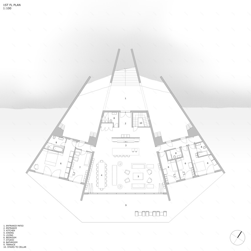 海洋边的“魟鱼”别墅-15