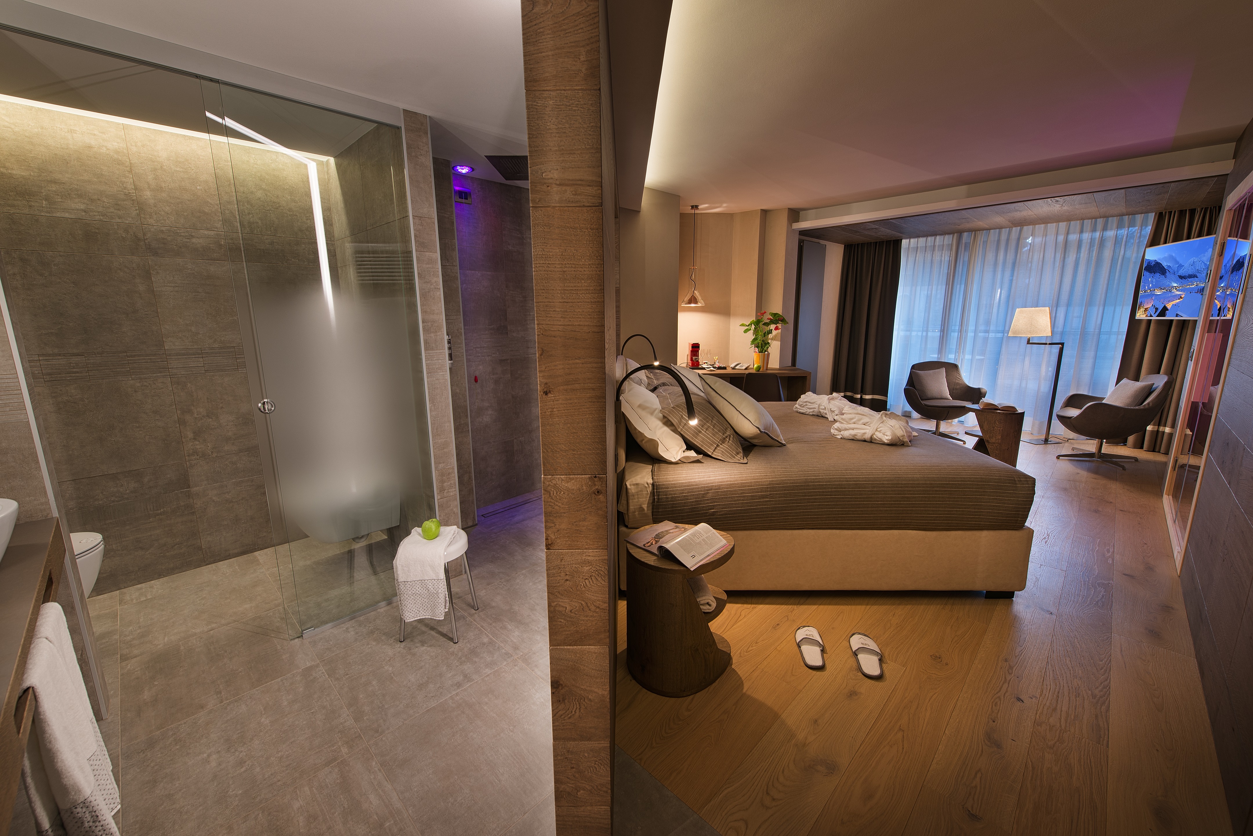 意大利 Livigno 酒店“Baita Montana”自然元素主题设计-37