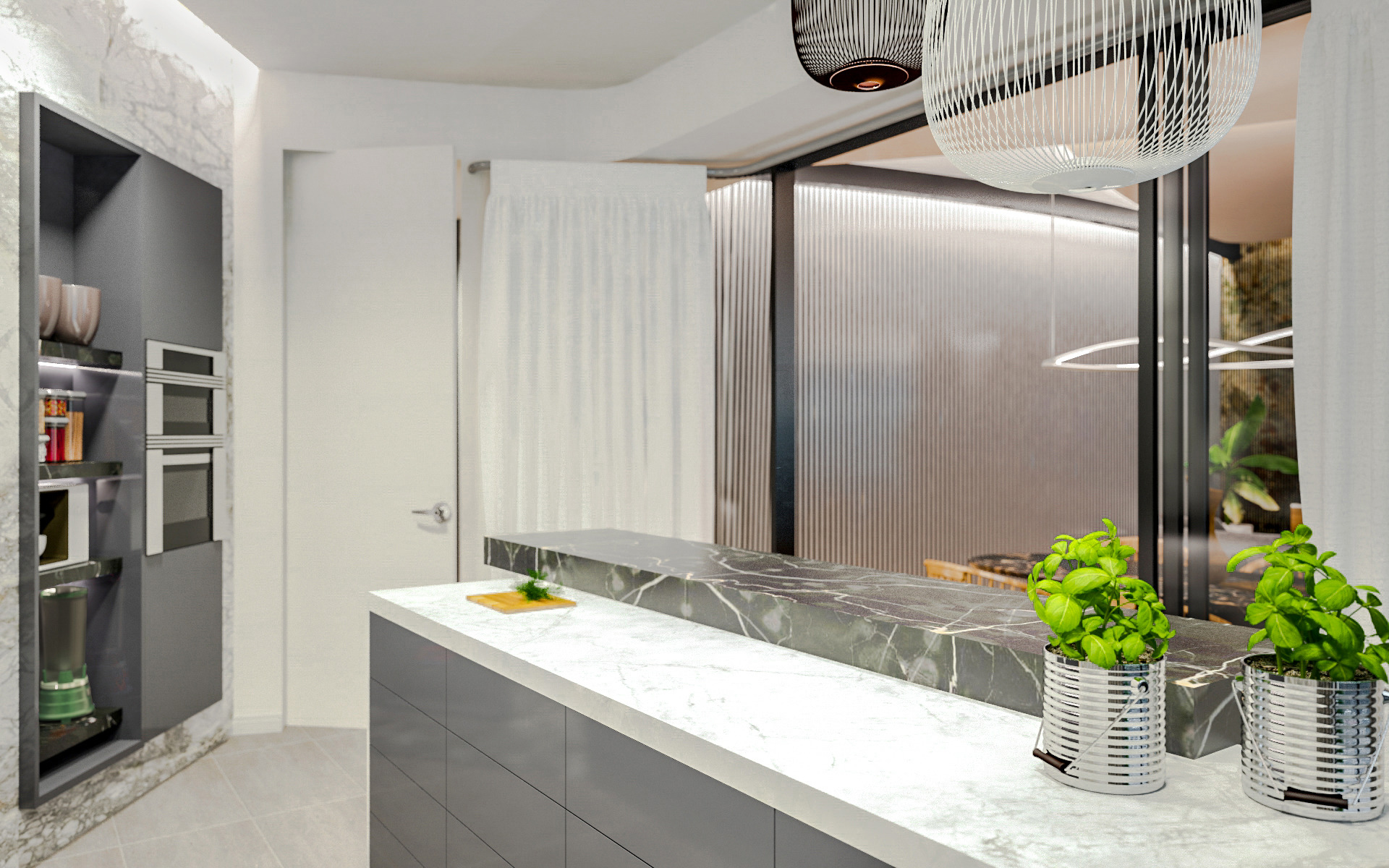 曲线家居空间，打造柔和层次感-6