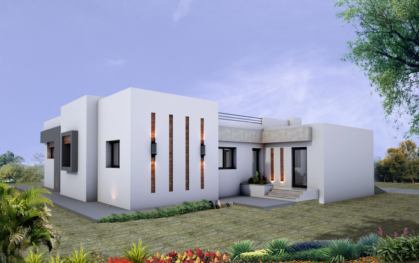 橙园别墅纯净和谐的空间设计-3