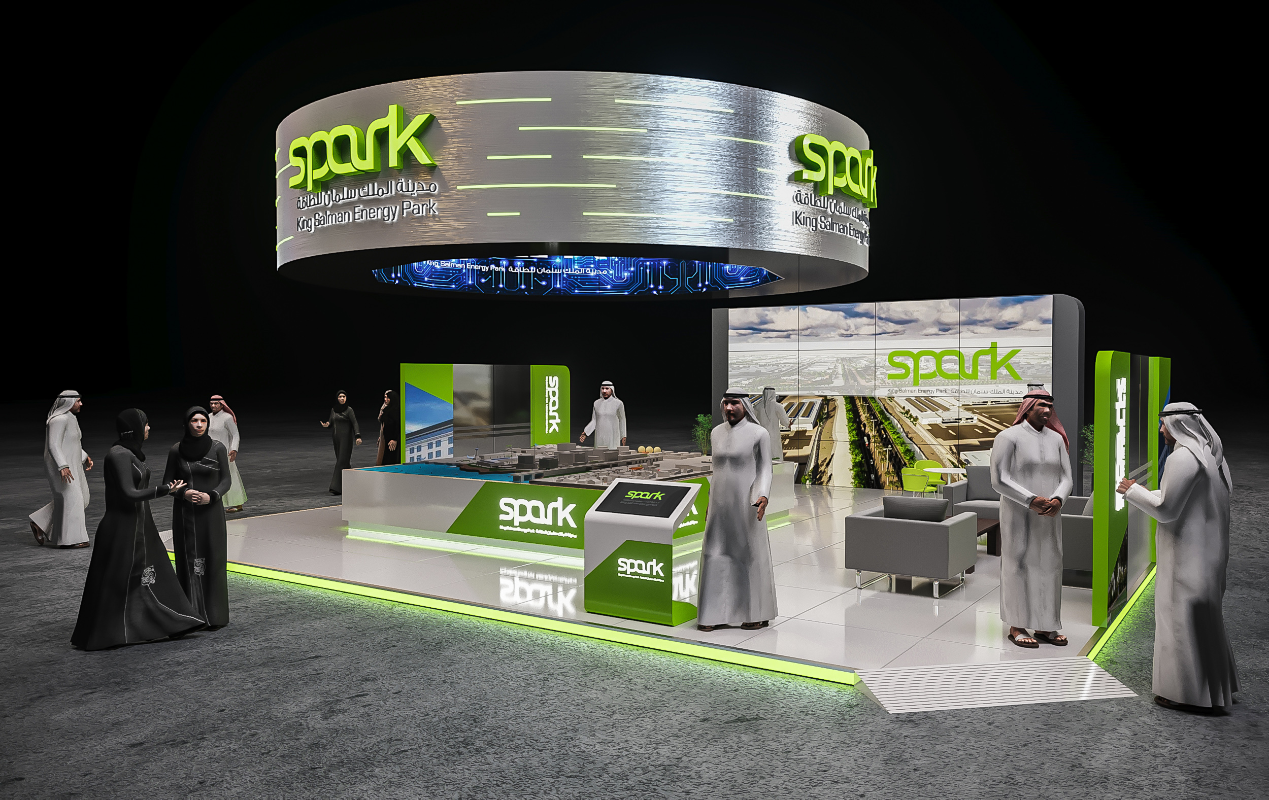 沙特能源公园 10 米 ·10 米展览设计-1