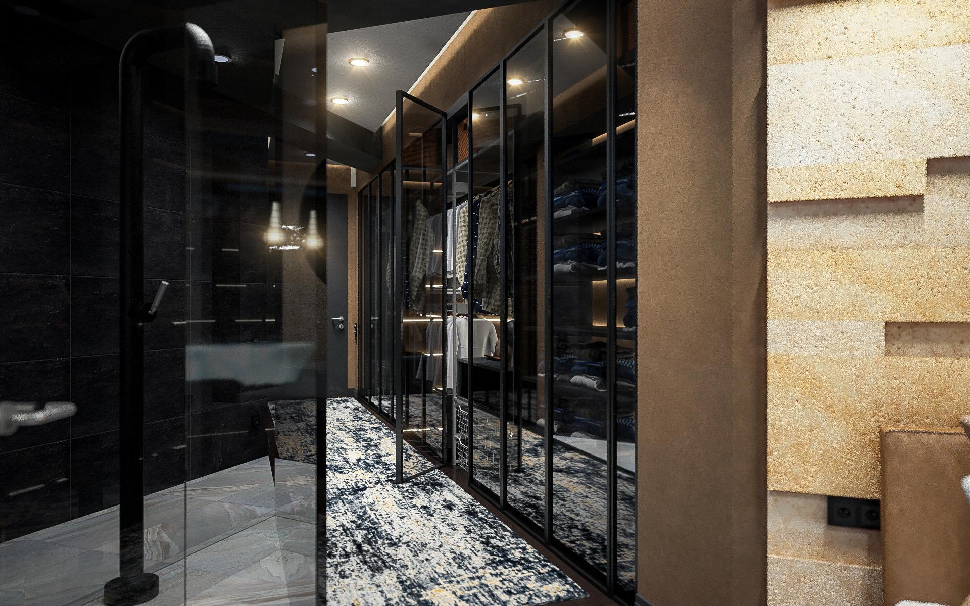 都市幻影 | 200 平米顶层公寓设计-14