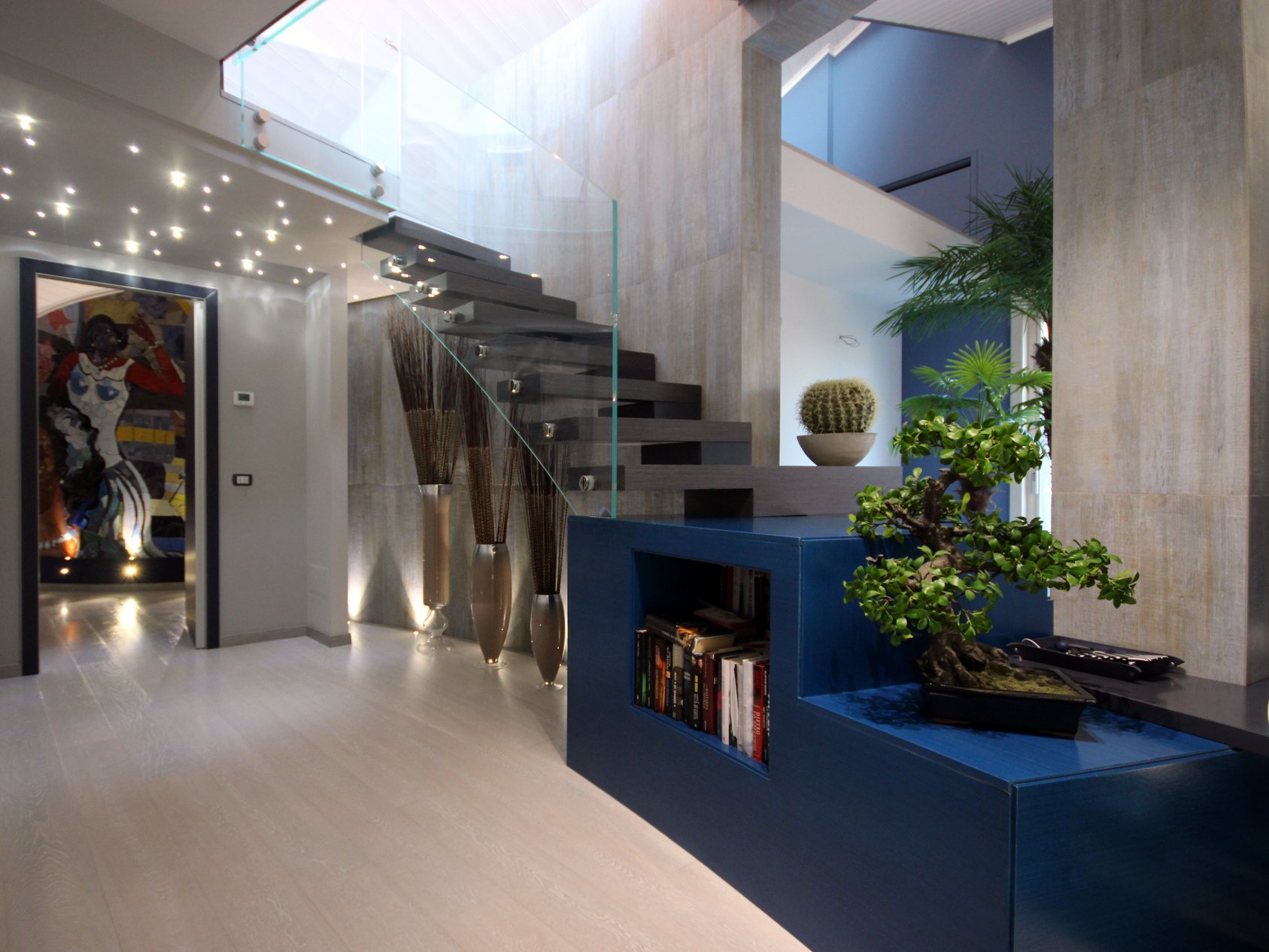 梦幻蓝调之家·意式风格室内设计-4