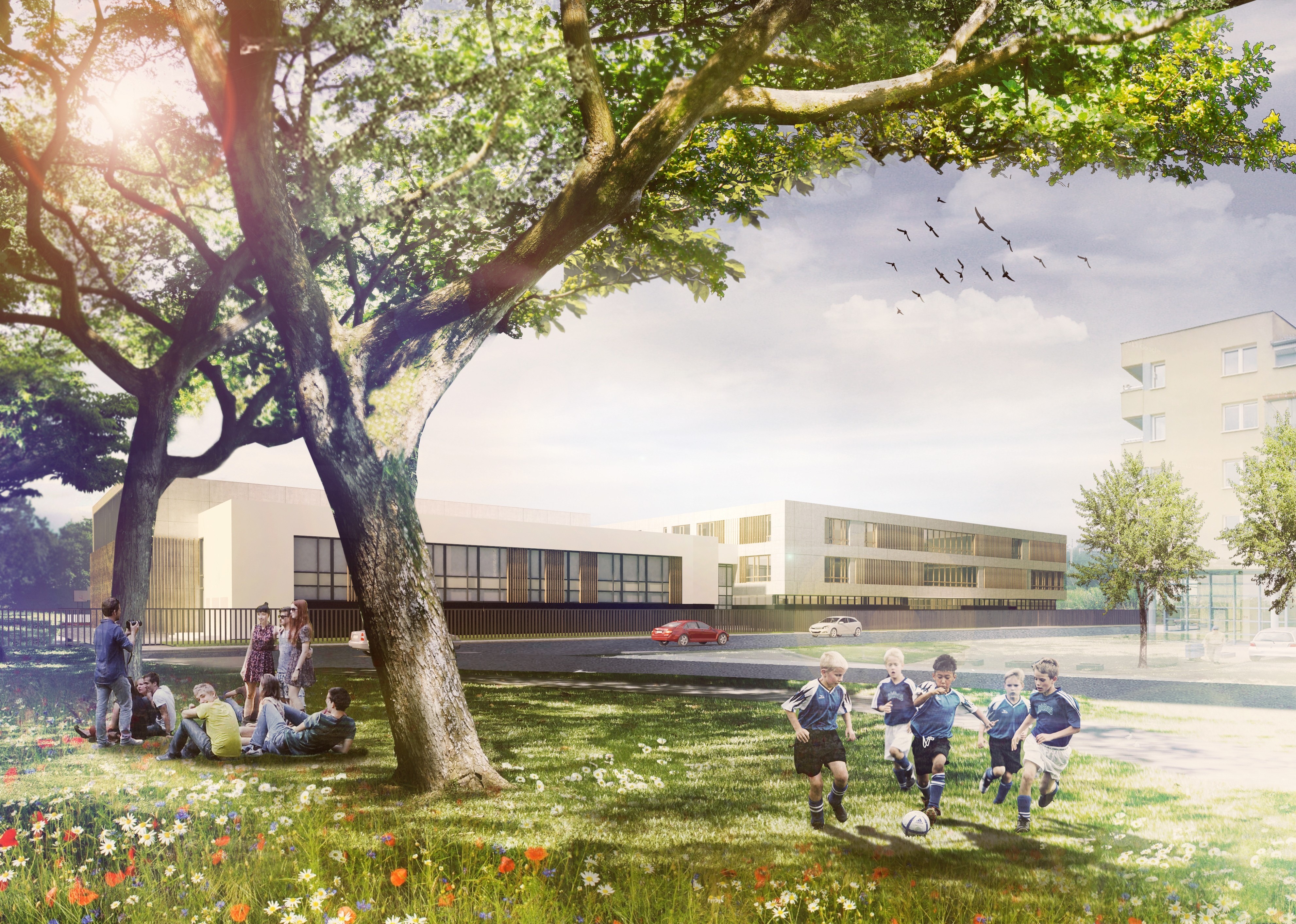 波兰 Wroclaw 幼儿园及学校室内设计-16