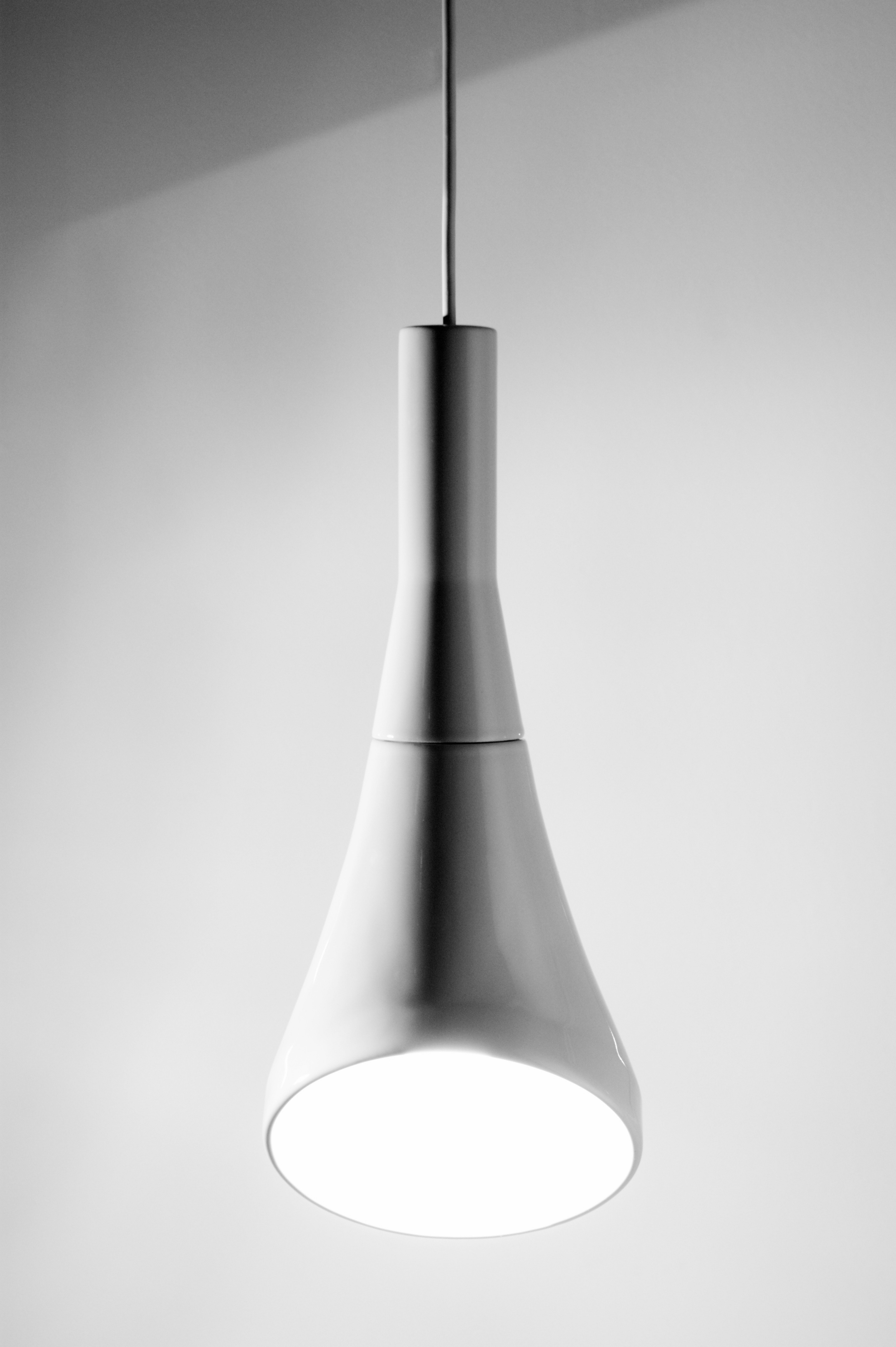 白噪声吊灯 | 极简纯白，雕塑般的照明设计-12