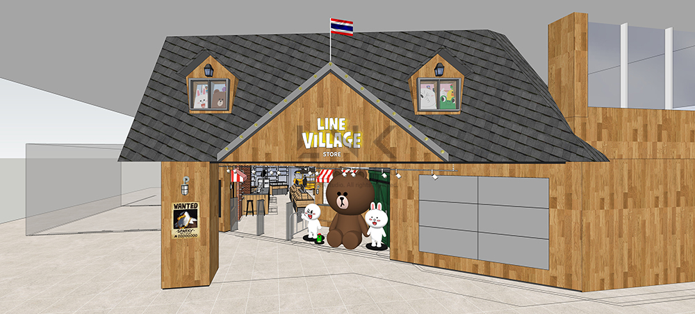 曼谷 LINE Village 商店，打造泰式居家风格-3
