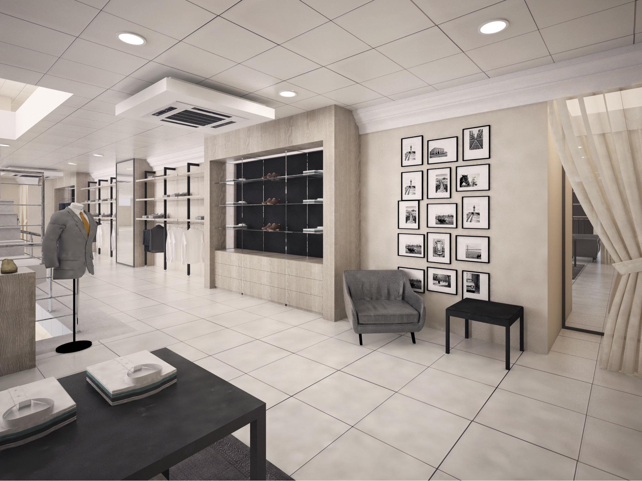 三层 600 平米展示空间的室内设计佳作-5