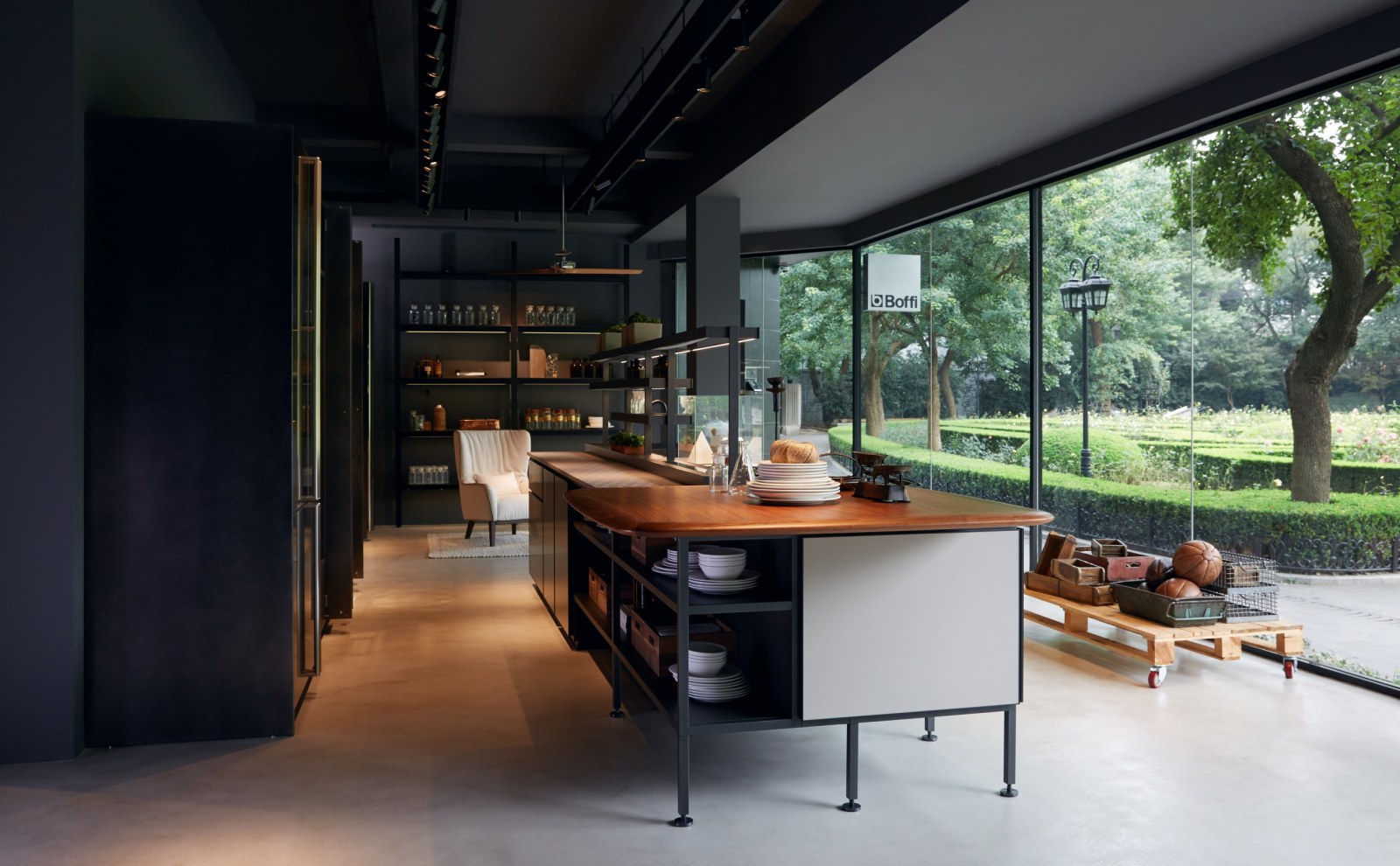 上海复兴公园区的 Boffi 与 De Padova 展示空间-13