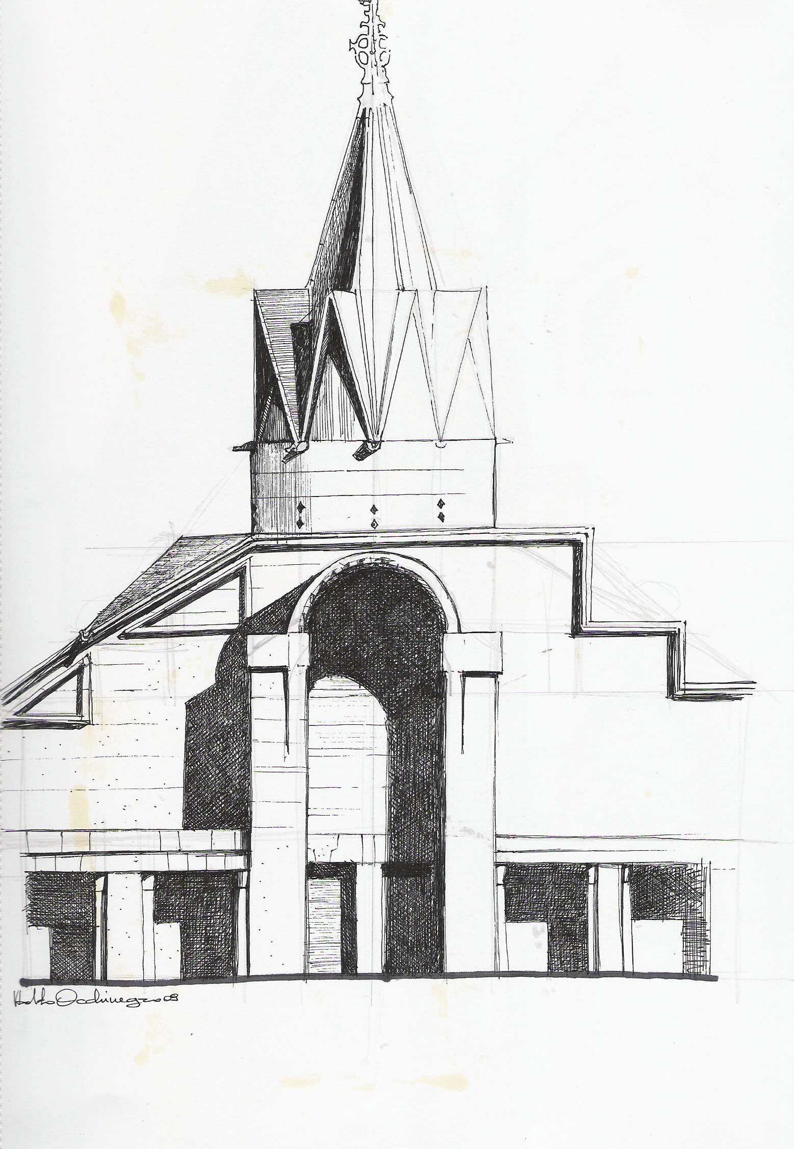 未实现的教堂设计 | 四圣冠图腾-7