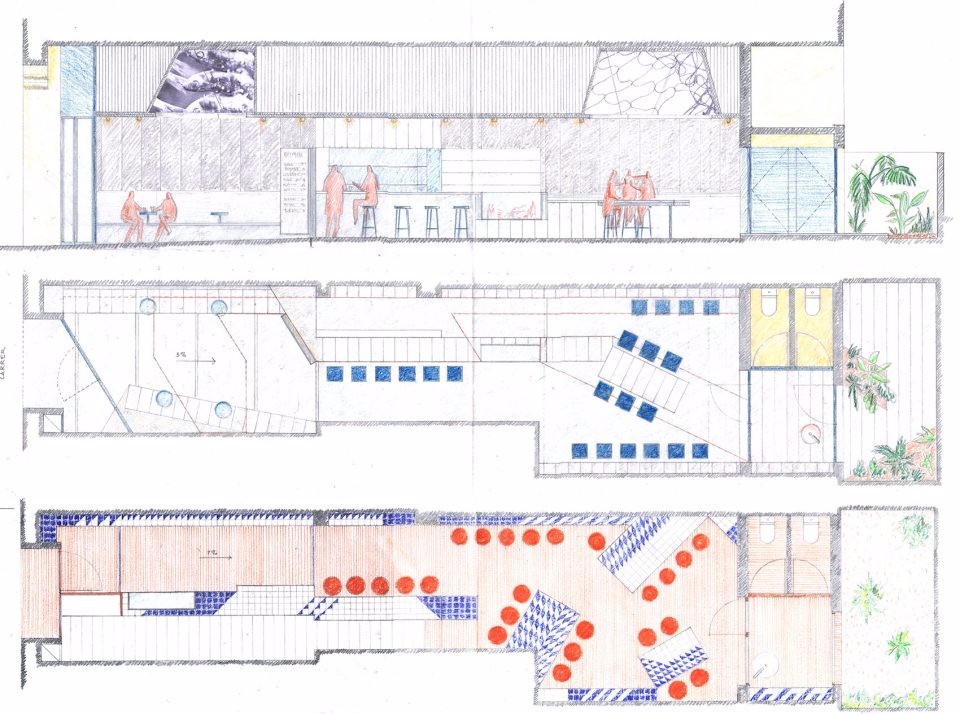 巴塞罗那 El Villa 酒吧改造-27