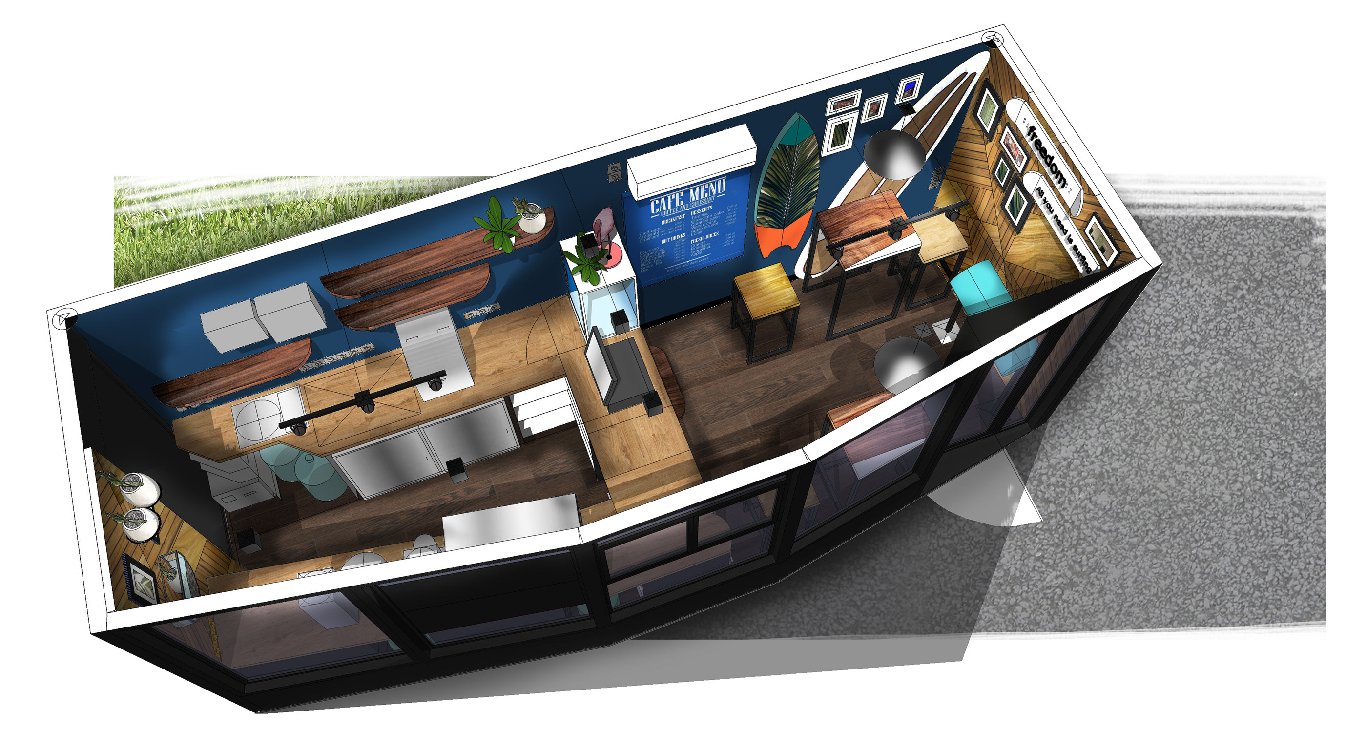 迷你咖啡馆"COFFEE BOX"-6