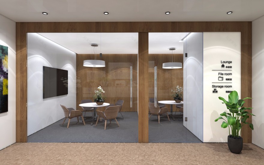 北京泰益德置业集团新中式办公空间设计-18