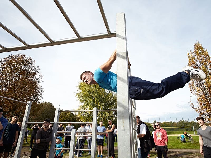 模块化城市健身设施 RhinoVis®Fortress Calisthenics-13