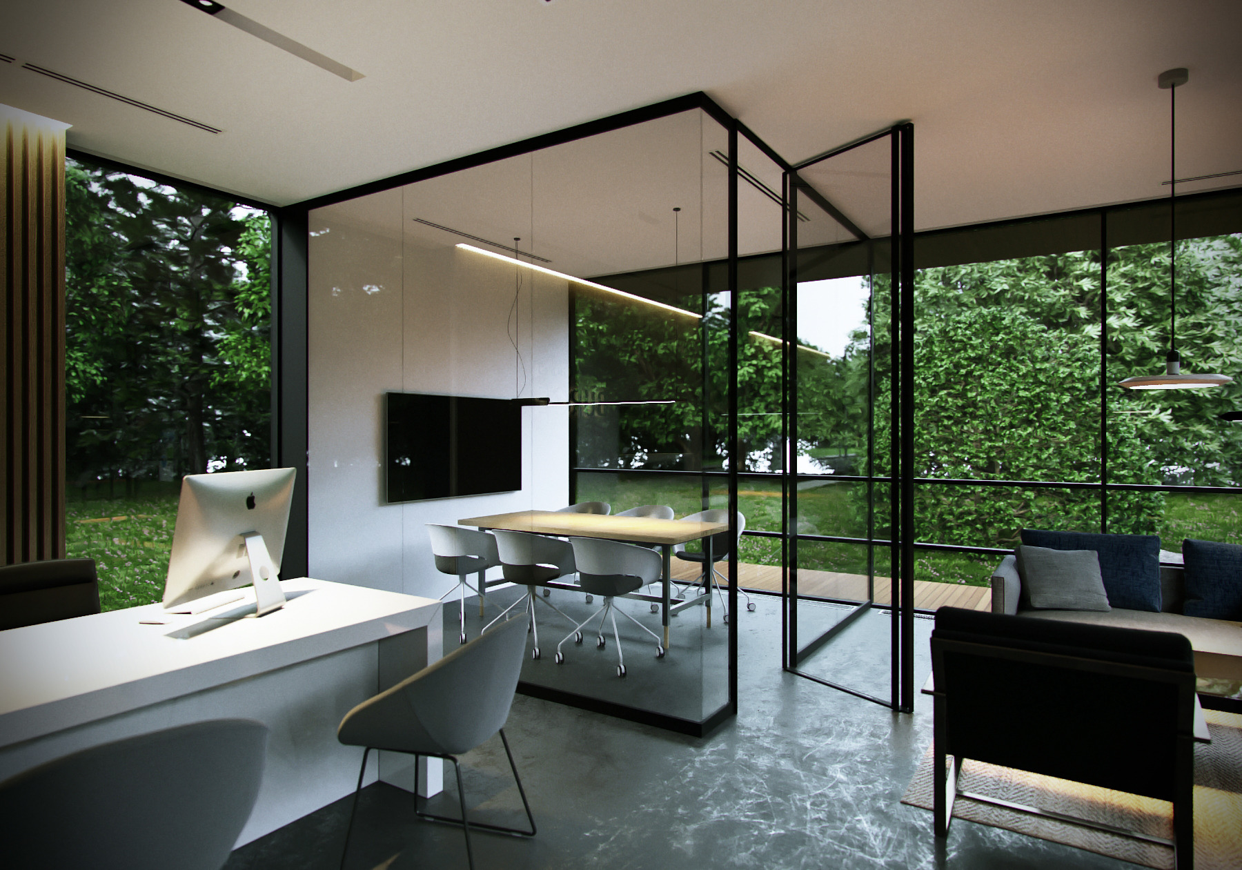 2017 年完成的销售部室内设计案例-4