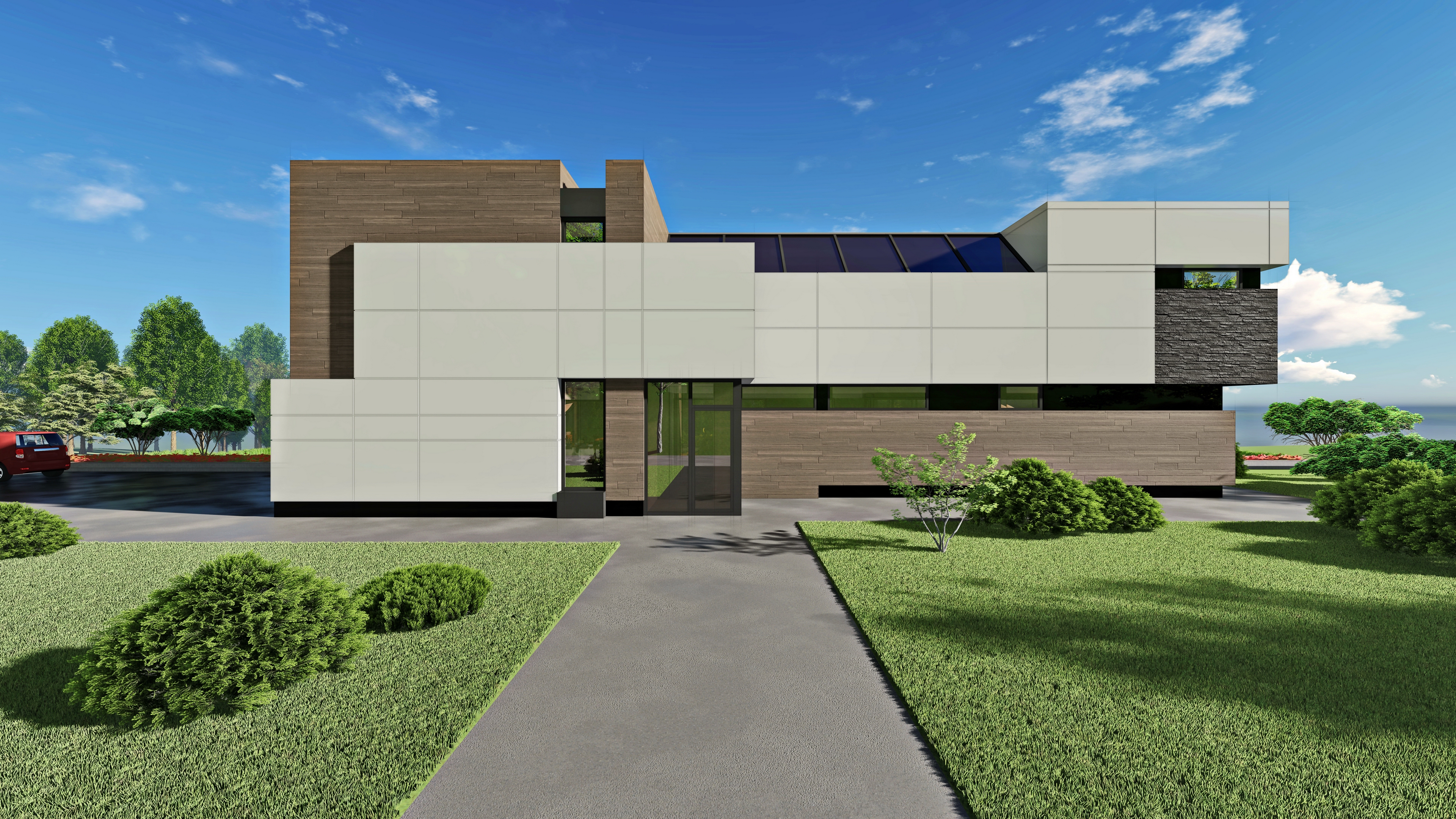 2018 年启动的摩尔多瓦郊区住宅设计-1