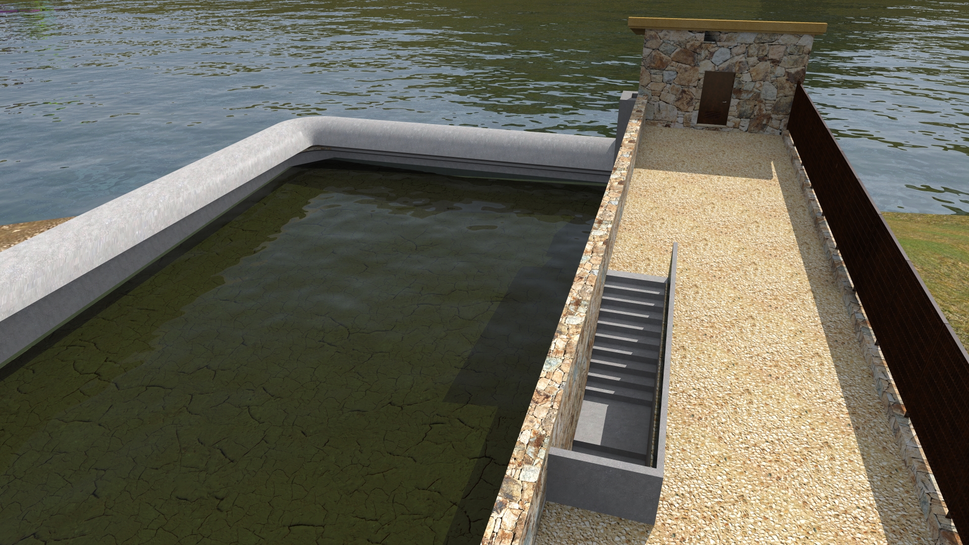 保护 Poggio dei Pini 大坝的景观规划-16