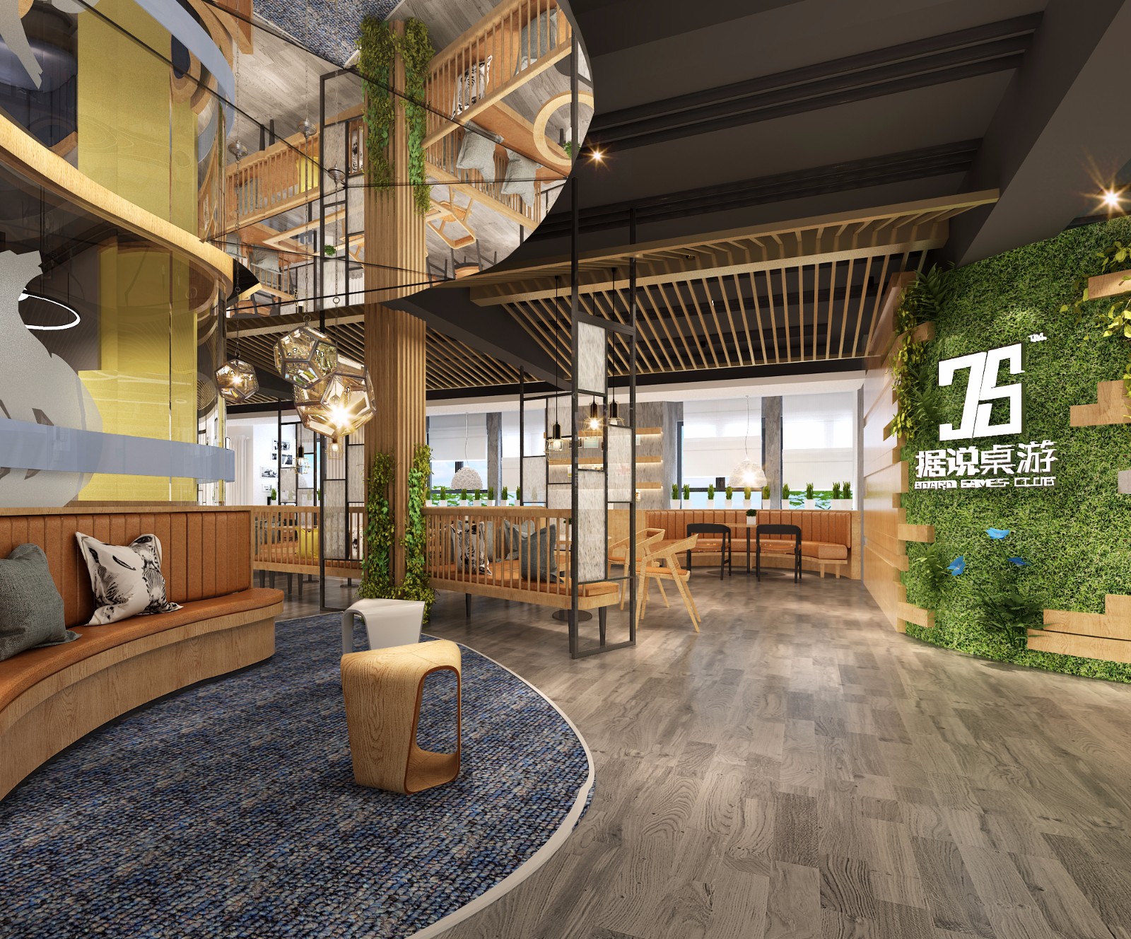 郑州二七万达桌游吧-3