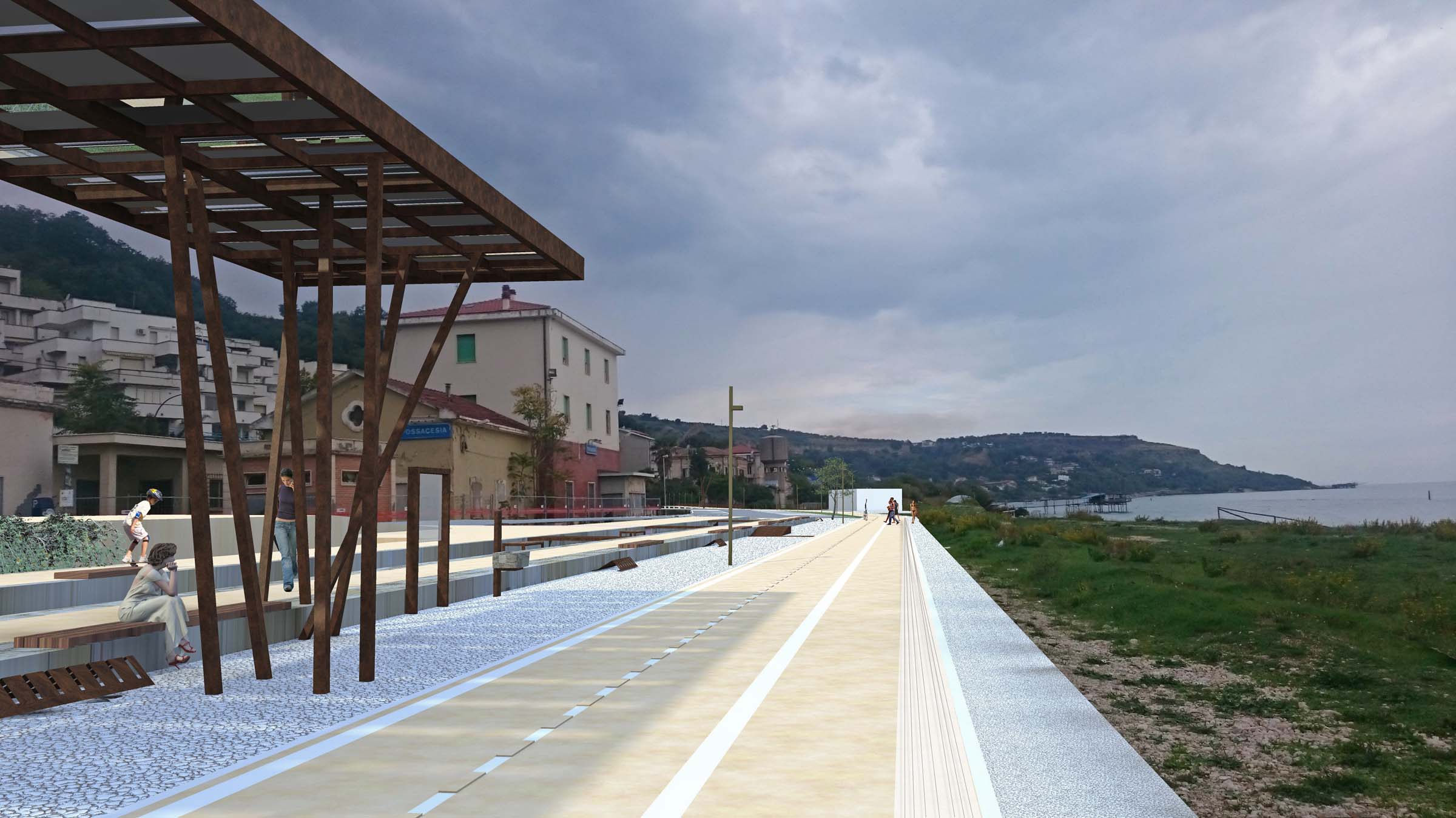 意式海岸风情,绿色骑行通道-41