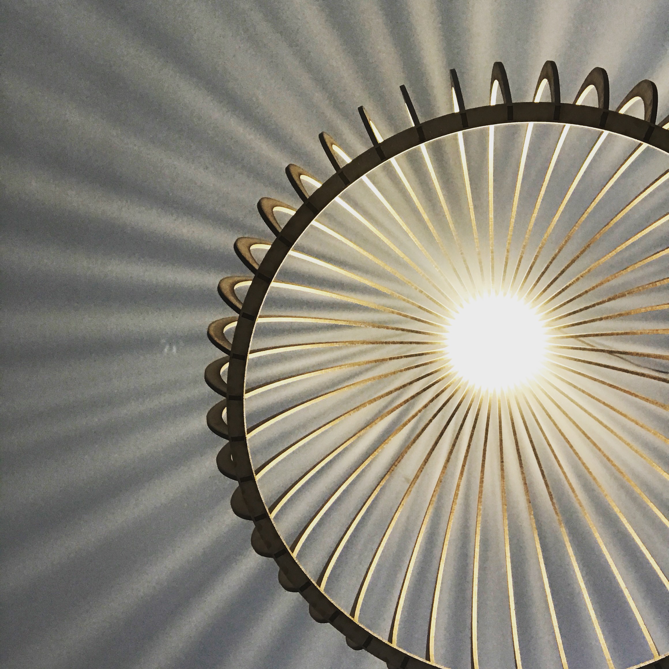 参数化木质灯具 | MDF 激光切割的魅力-0