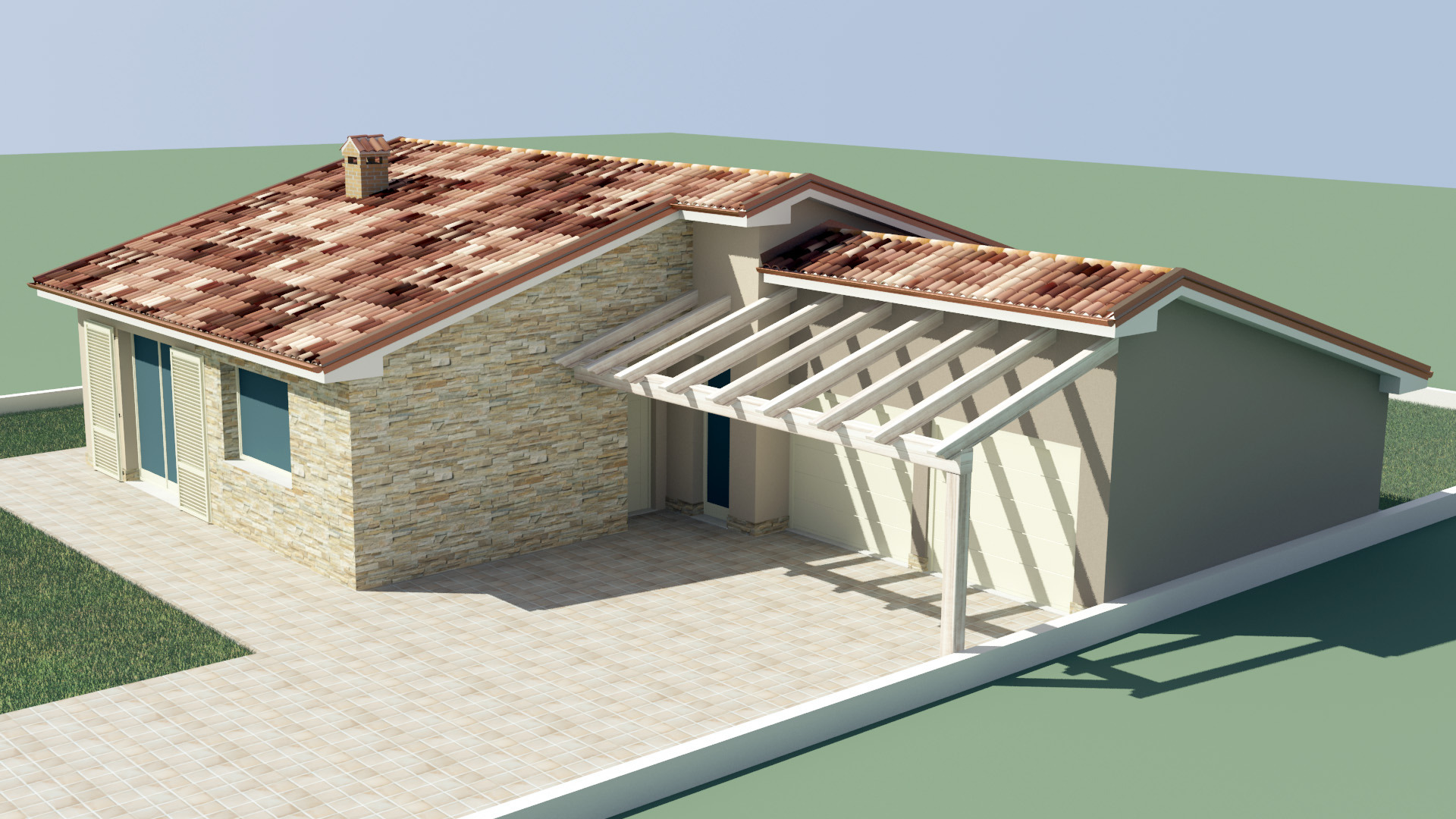 Offagna 别墅的现代设计之旅-0