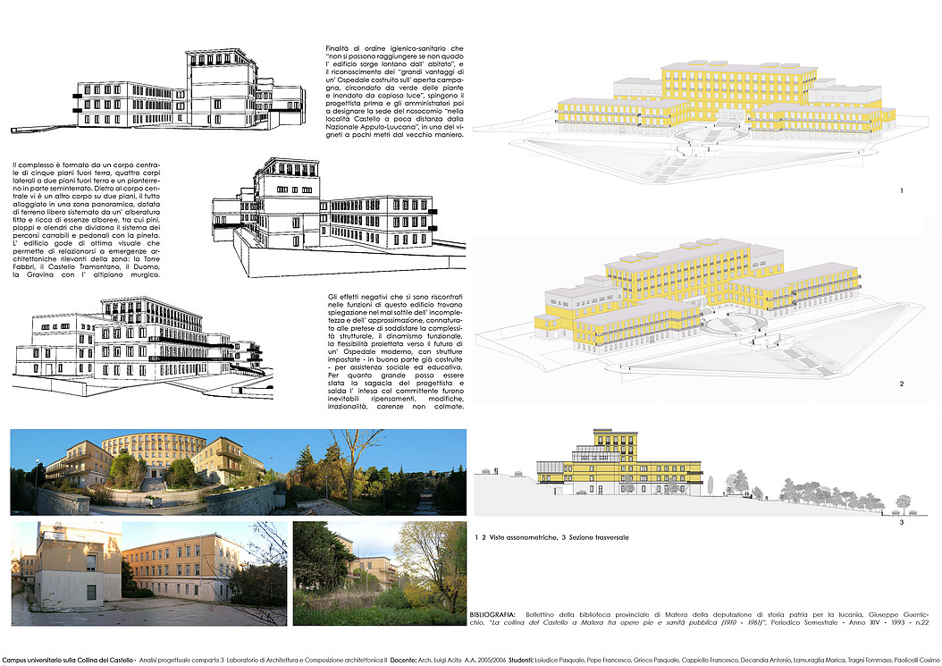 马泰拉大学校园 · 城堡山丘的都市更新-2