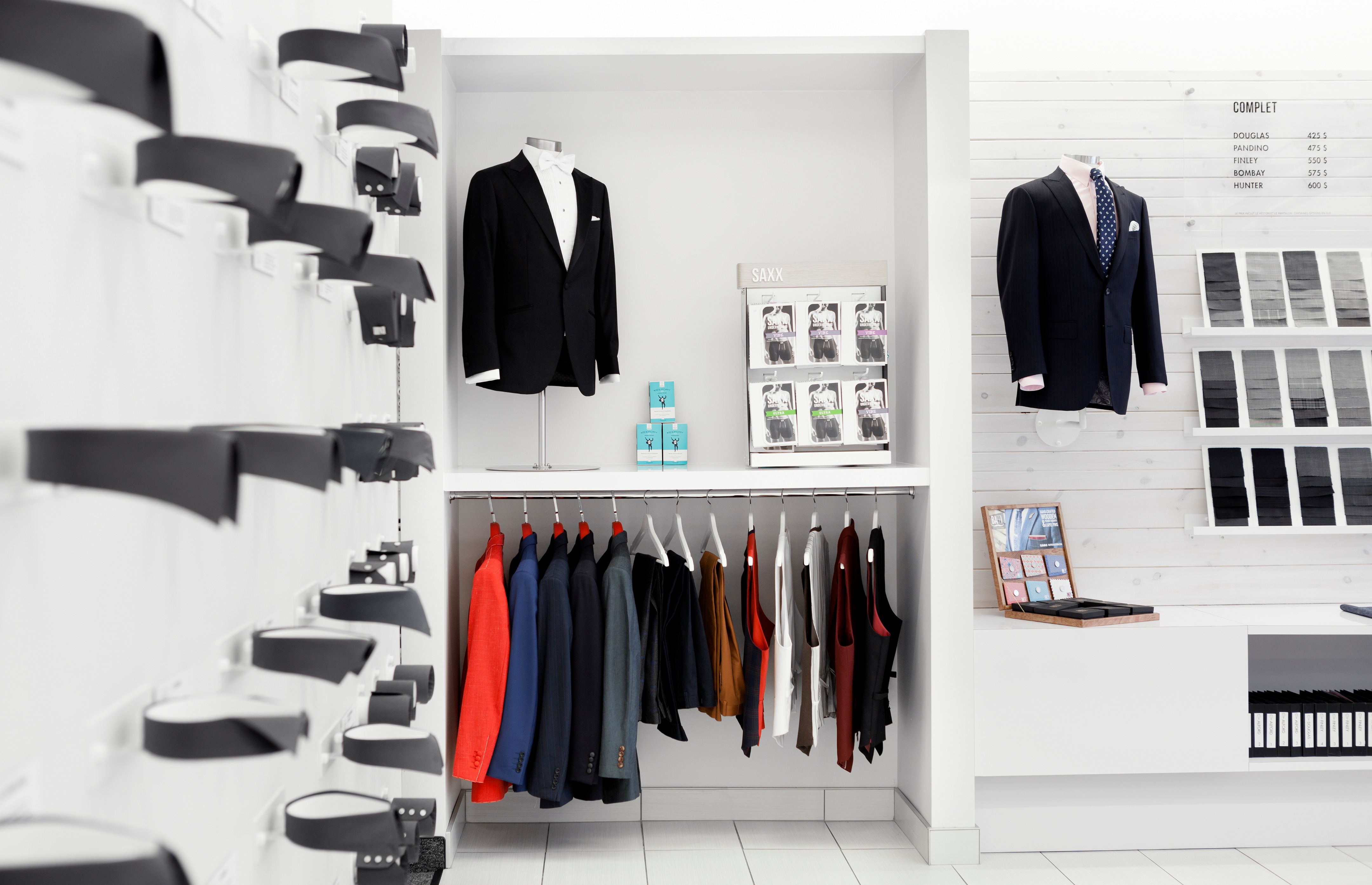 定制男装的现代体验空间——Surmesur Quebec 旗舰店-3