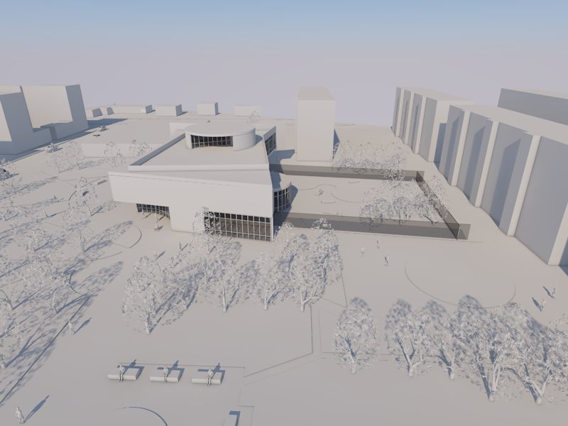 "多功能图书馆设计 | 创新与传统的完美结合"-2