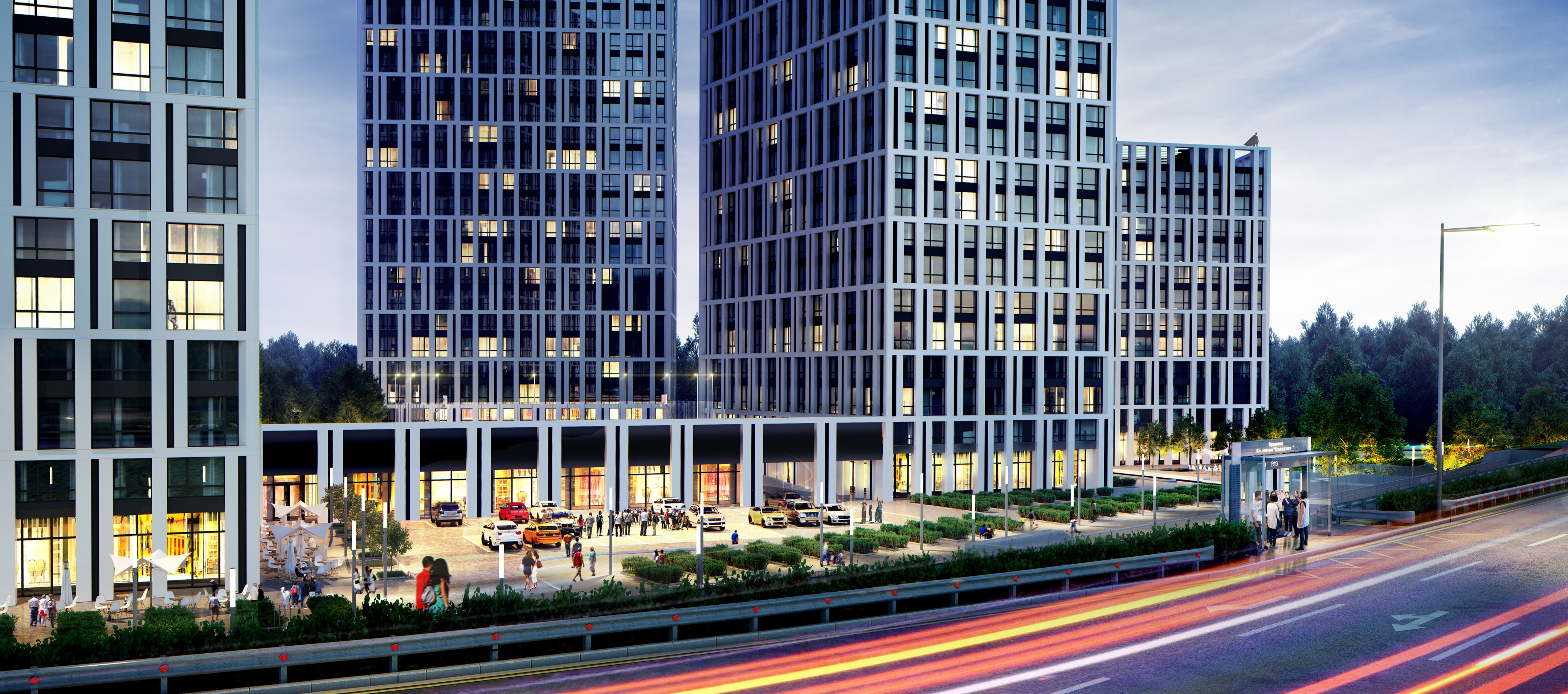 基辅左岸简约风格住宅综合体-8