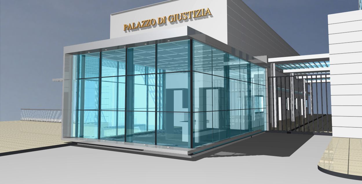 法院东侧入口扩建工程 · 室内设计亮点与实现-7