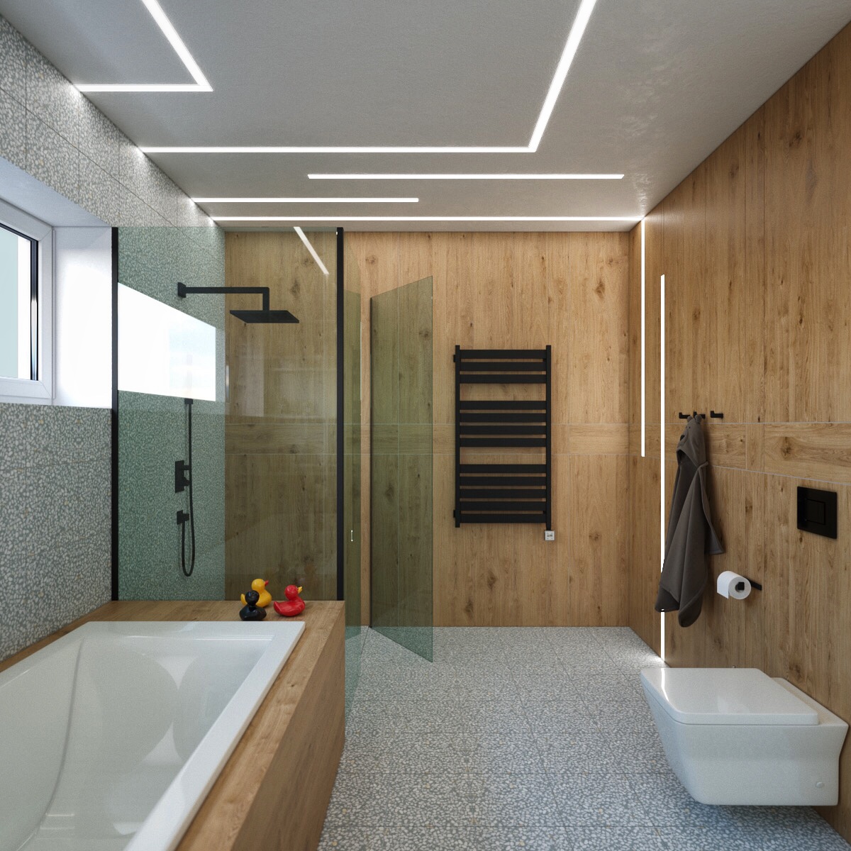 乌克兰极简私人住宅设计-46