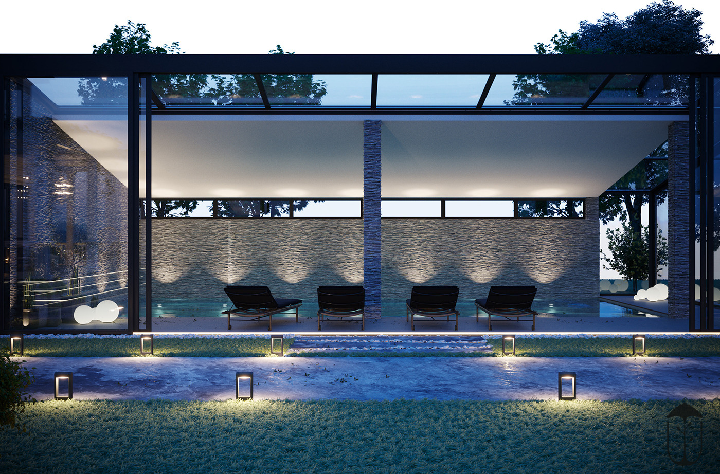 乡村别墅的现代简约之美-10