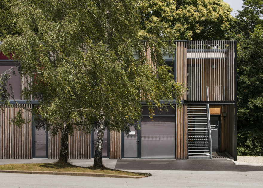 法国 Pluvigner 学校优雅木结构扩建-28