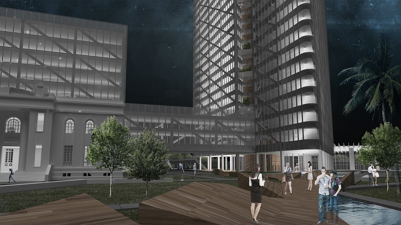 2014 年贝洛奥里藏特行政中心设计 | 公园式政府建筑的典范-0