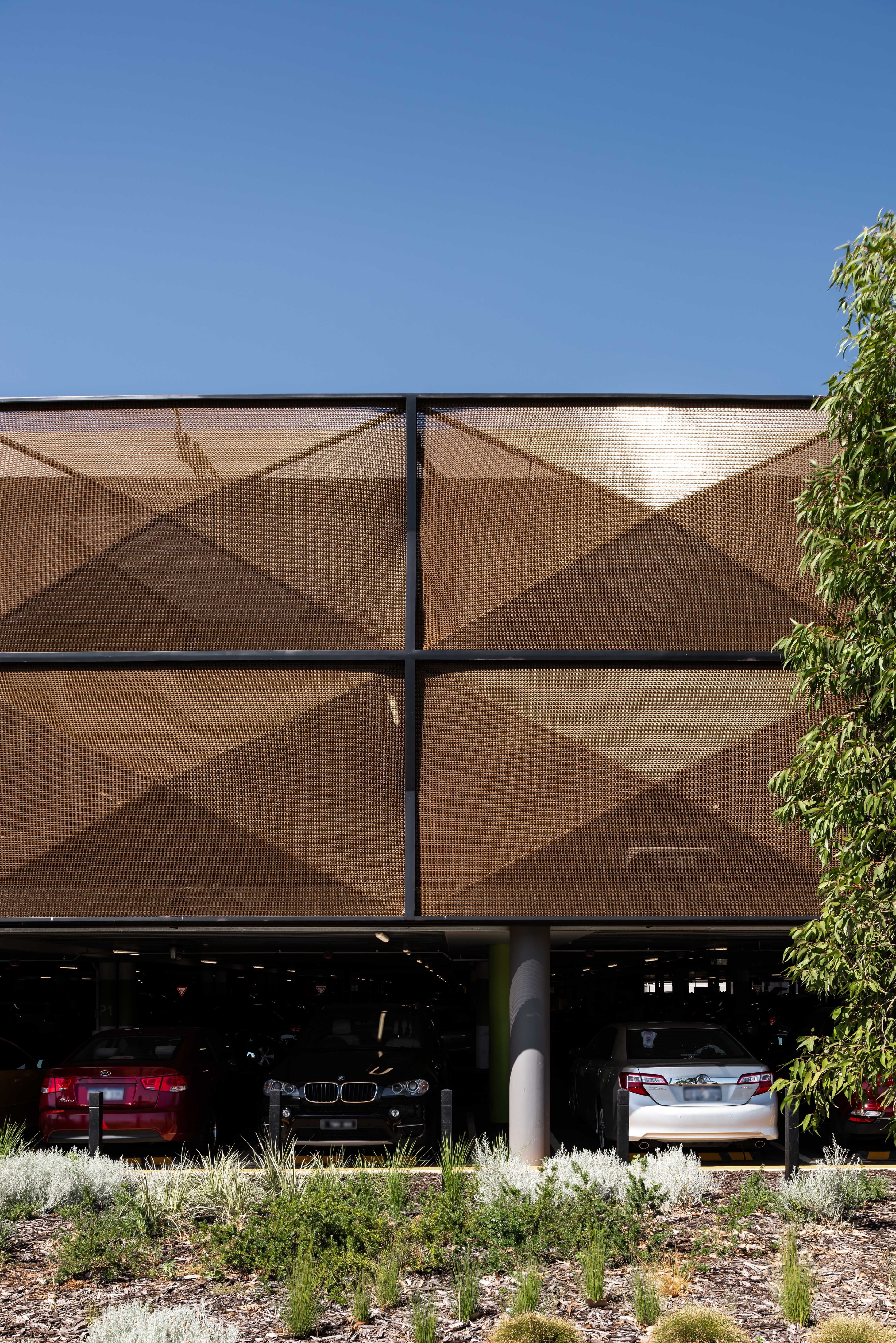 Solar Shading Pyramids for Westfield Carousel Parking Garage-8